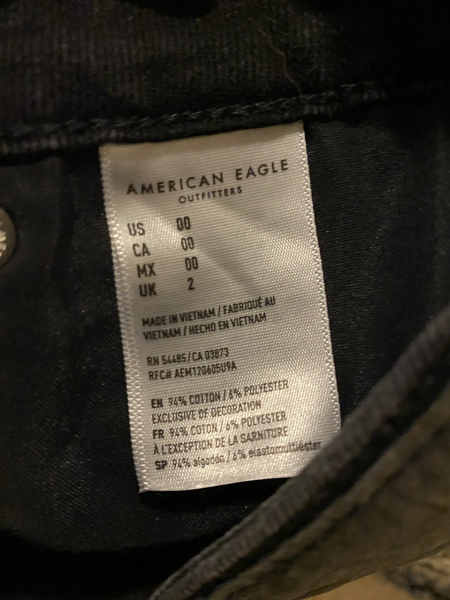 Black Button Skirt - Image 2