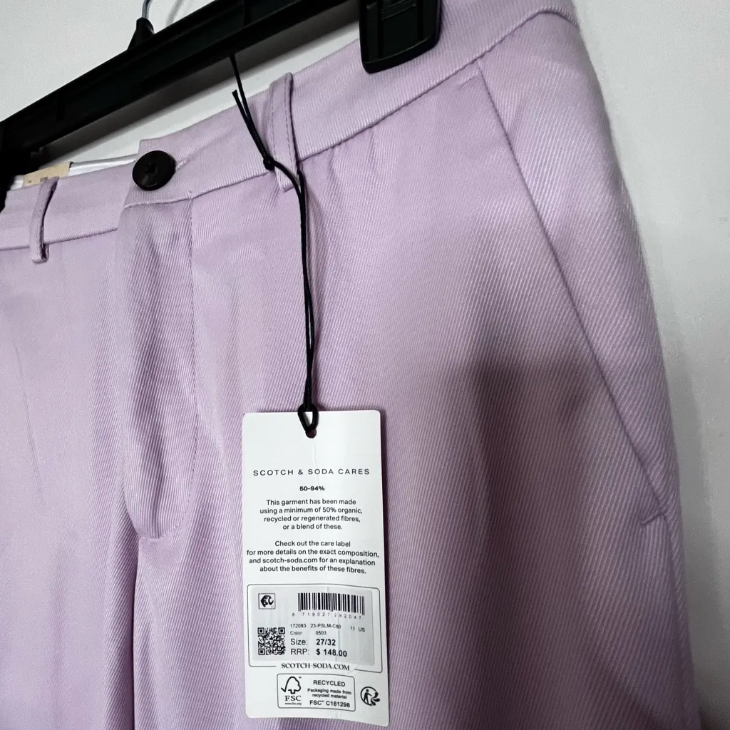 Scotch & Soda Pink Edie Drape Pants Dress Women’s 27/32 - Image 4