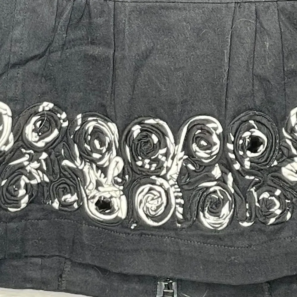 Choices‎ Embellished Jacket Black - Image 4