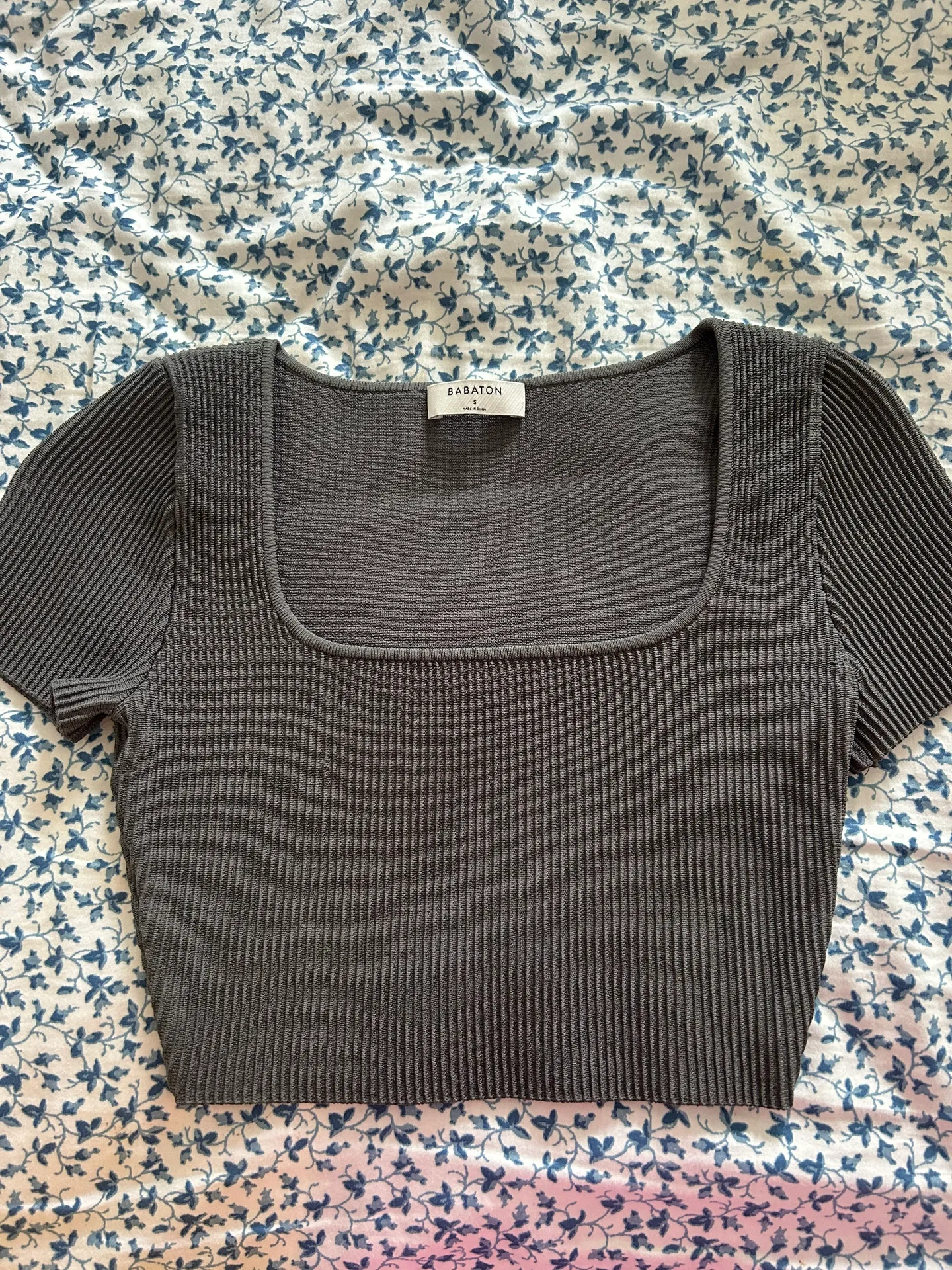 Aritzia Sculpt Knit Square neck Top - Image 2