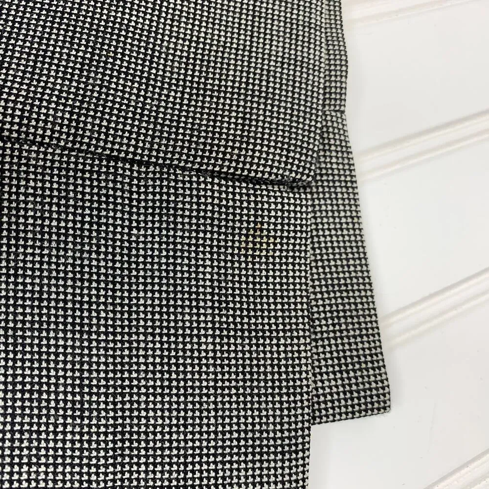 Pendleton Virgin Wool Microcheck Lined Pants Sz 8 - Image 2