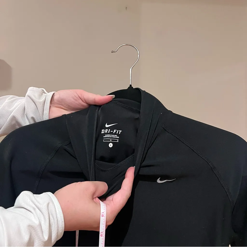 Nike Black Dri Fit Athletic Long Sleeve Top - Image 2