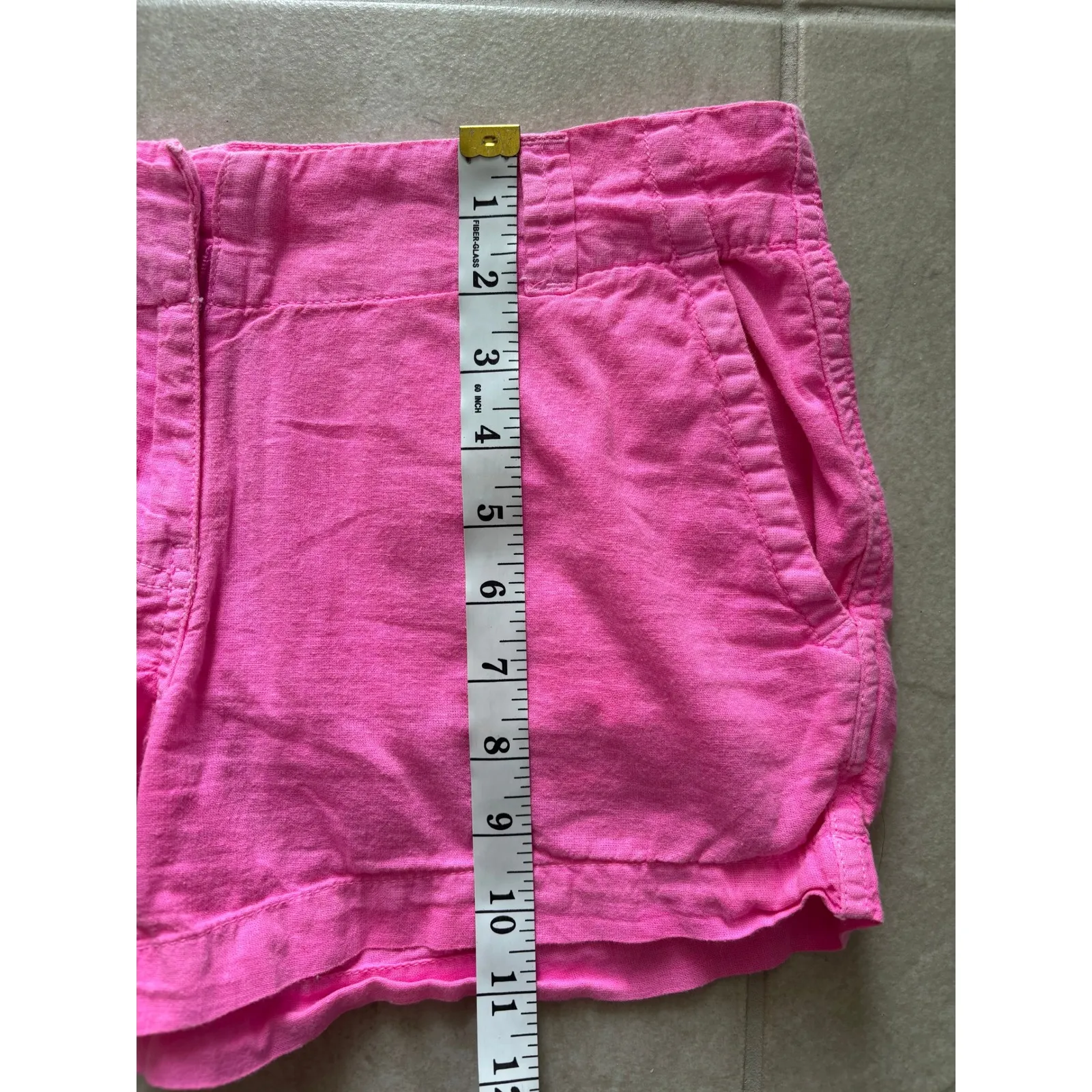 Vineyard Vines Shorts Womens 2 Pink‎ 3" Linen Blend Preppy Resort Travel Beach - Image 6