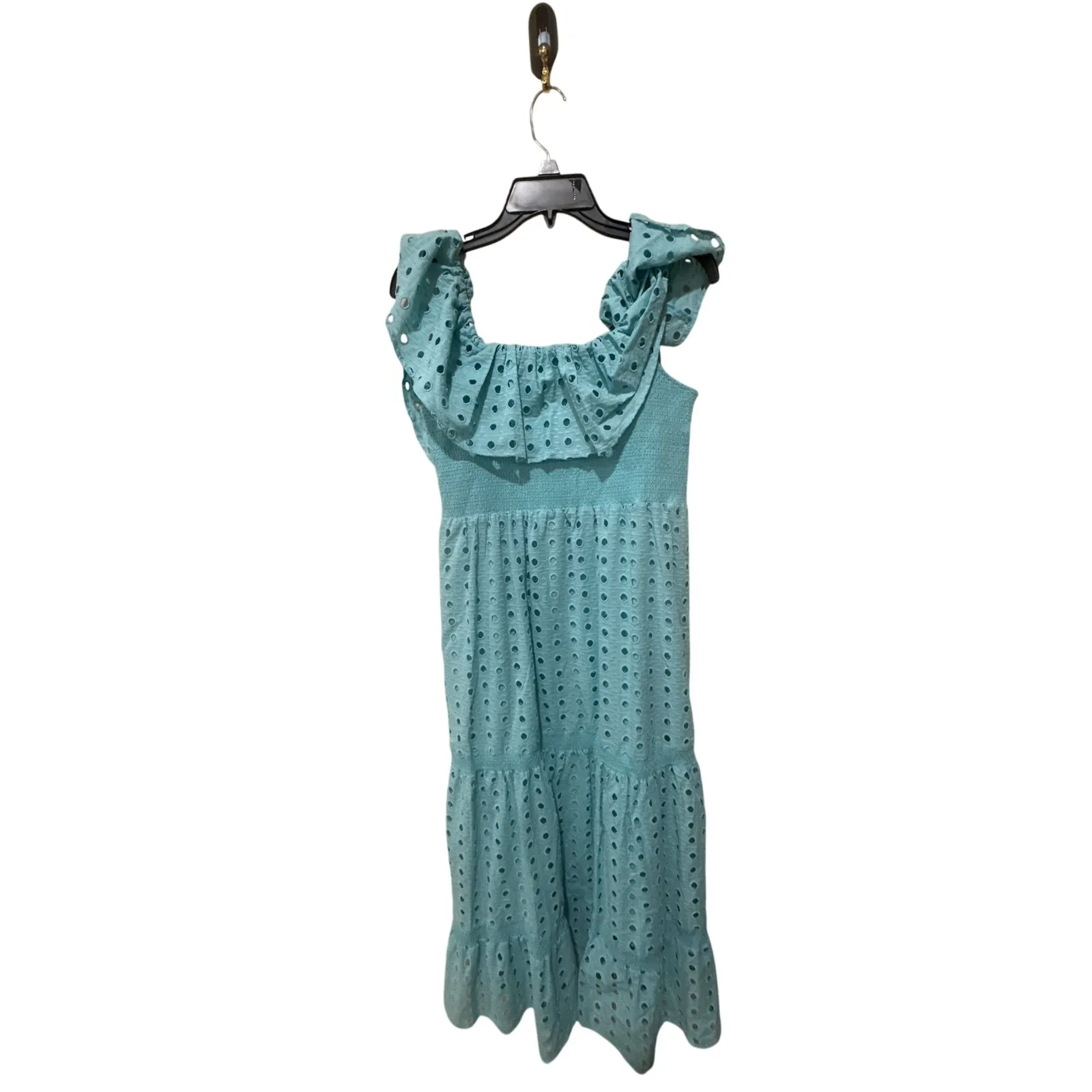T Tahari Eyelet Midi Dress Size Medium‎ - Image 8