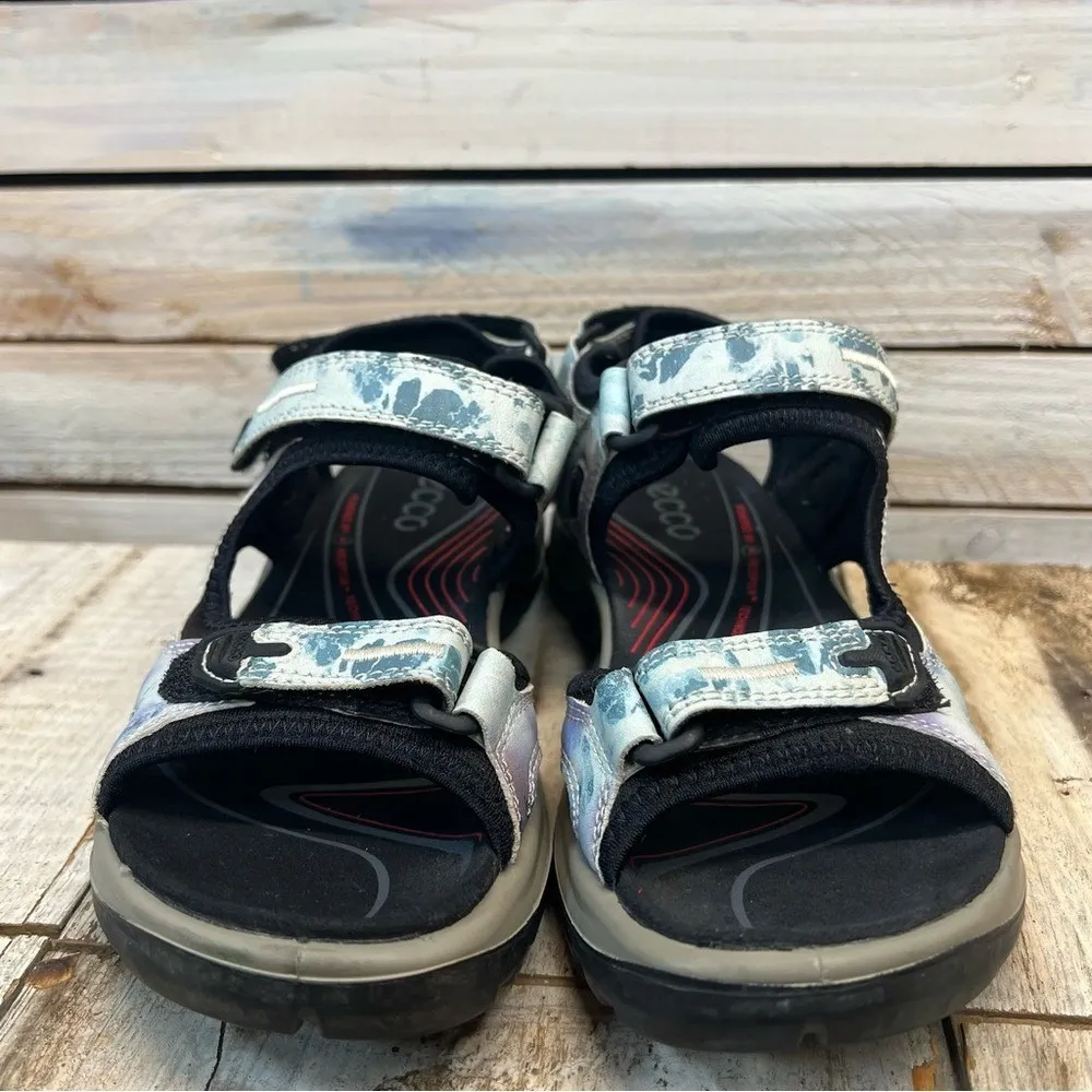 Ecco Offroad Yucatan Sandals Women's Size 37 EU 6 US Blue Gray Outdoor Hiking Black - Image 5