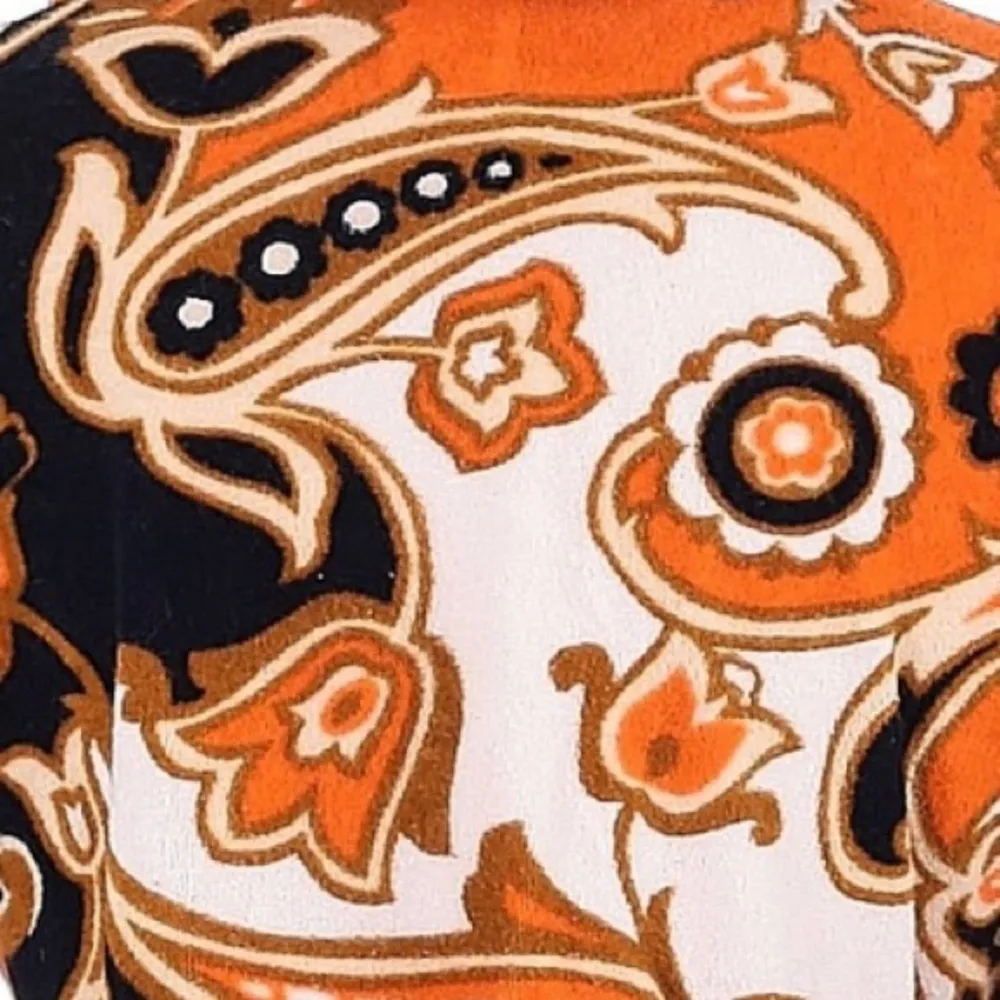 Vintage J. Crew Terrycloth Floral Paisley Swim Beach Pool Coverup Size Small S - Image 6