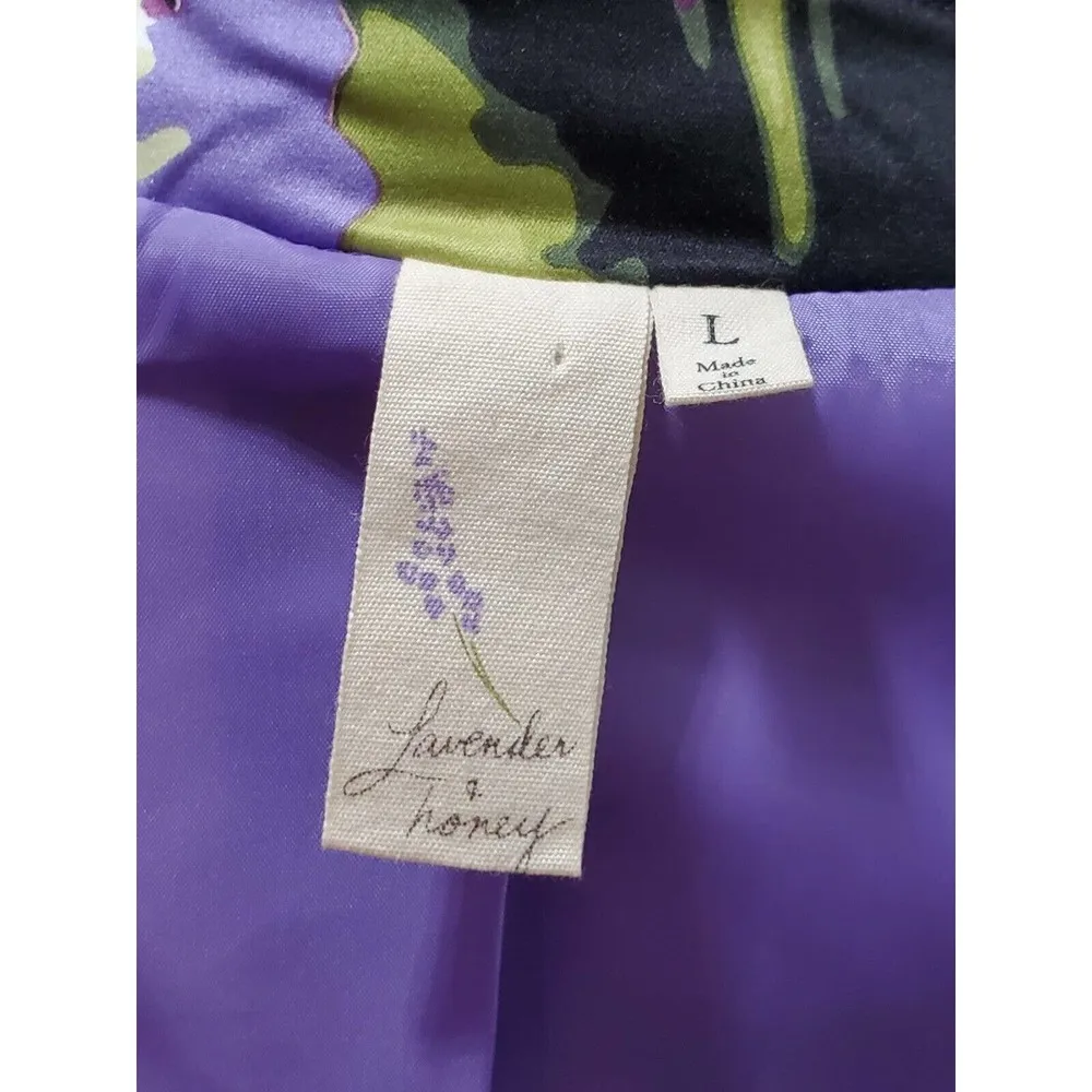 Lavender & Honey Women's Multicolor Polyester Long Sleeve Casual Jacket Size L Size L - Image 8