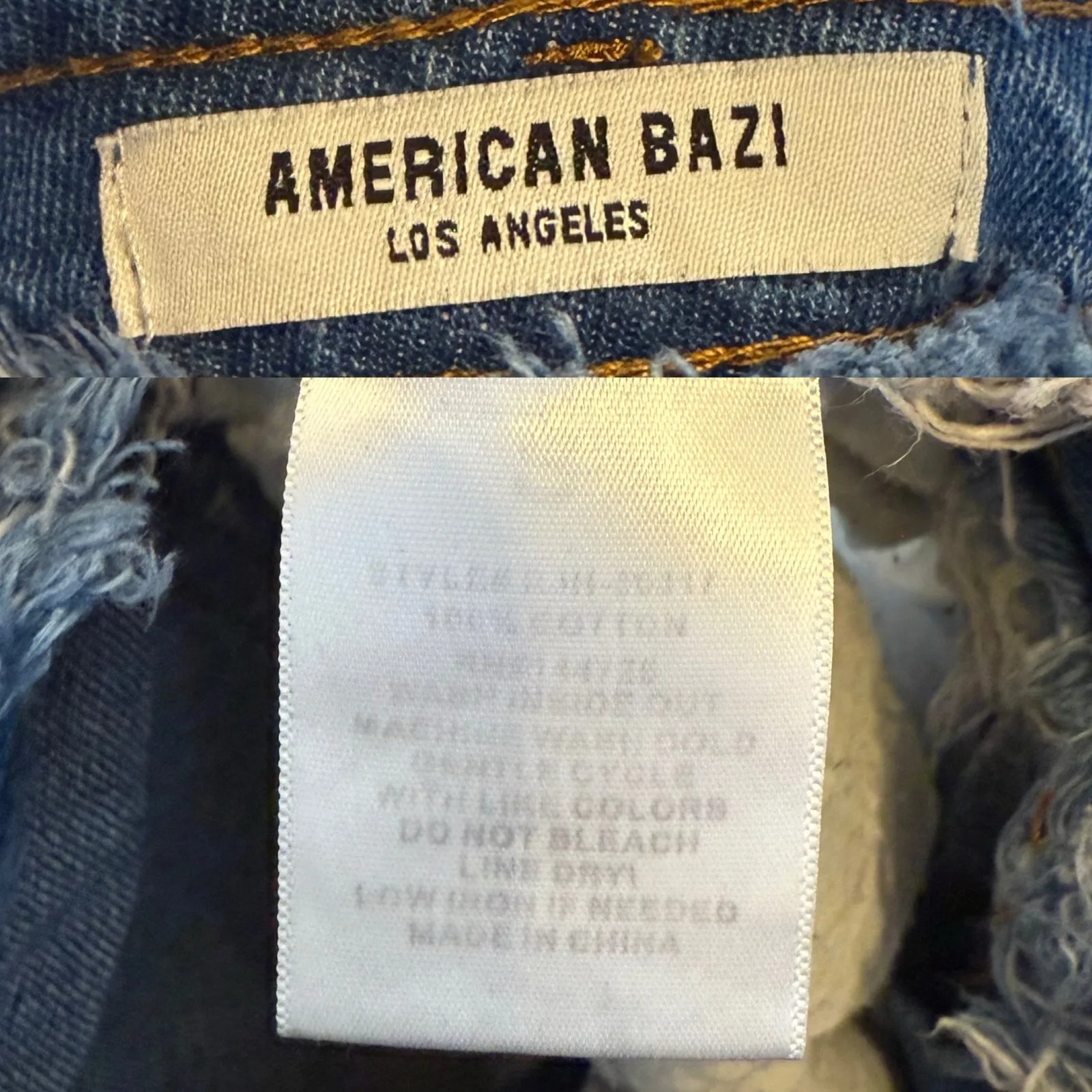 American Bazi  Patchwork Baggy Jeans - Image 4