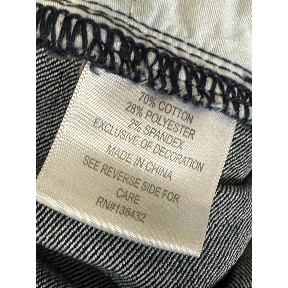 Modcloth Dark Wash Denim Jeans Skinny Women Size 26R Front Pleat Cotton Stretch - Image 8