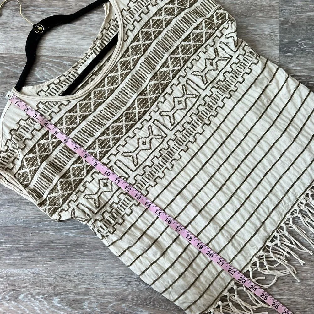 Ralph Lauren denim & supply‎ heavy embroidered fringe top - Image 6