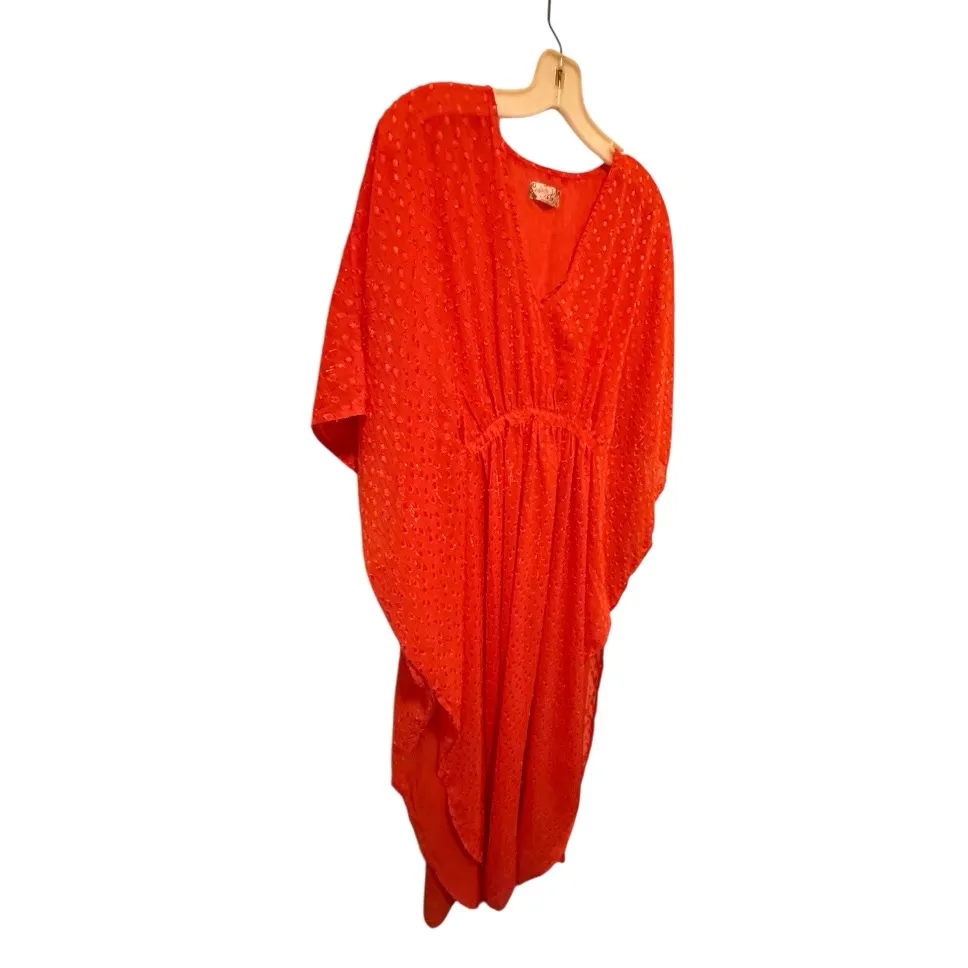 Free People Red‎ Swim Cover-Up Dress nwot - Image 4