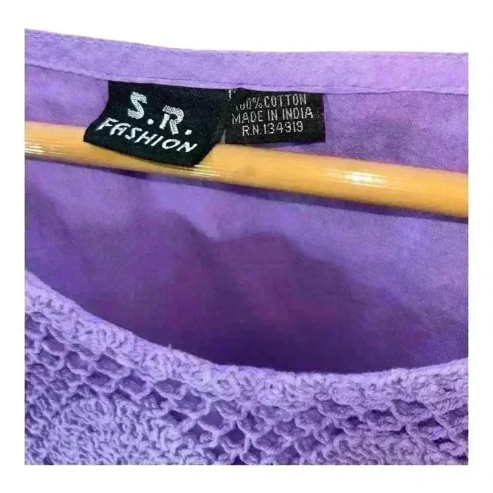 S. R Tunic for women size M. Purple Size M - Image 6