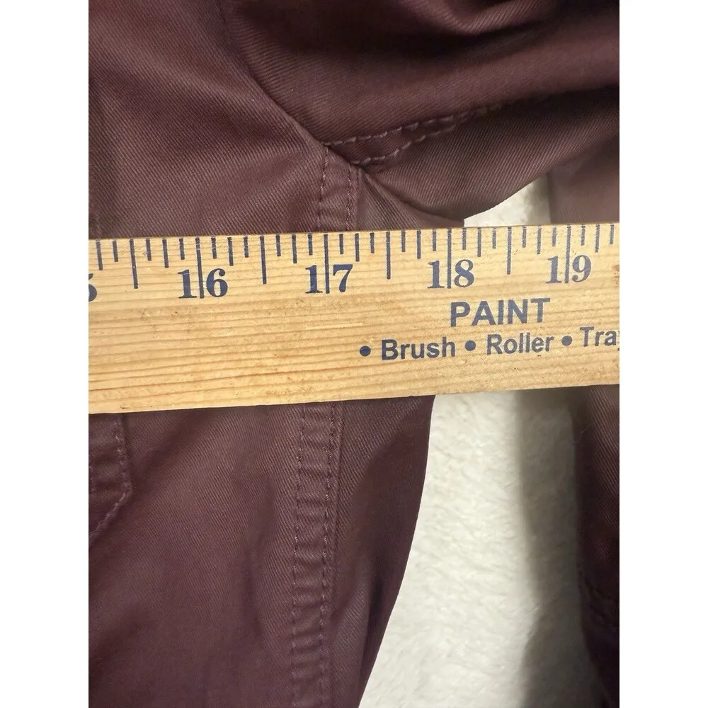 J. Crew Womens Size XS Deep Burgundy The Downtown Field Jacket Style 19034 Red - Image 8