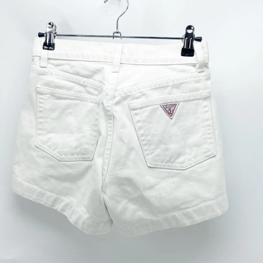 Vintage guess white denim 90s shorts - Image 5