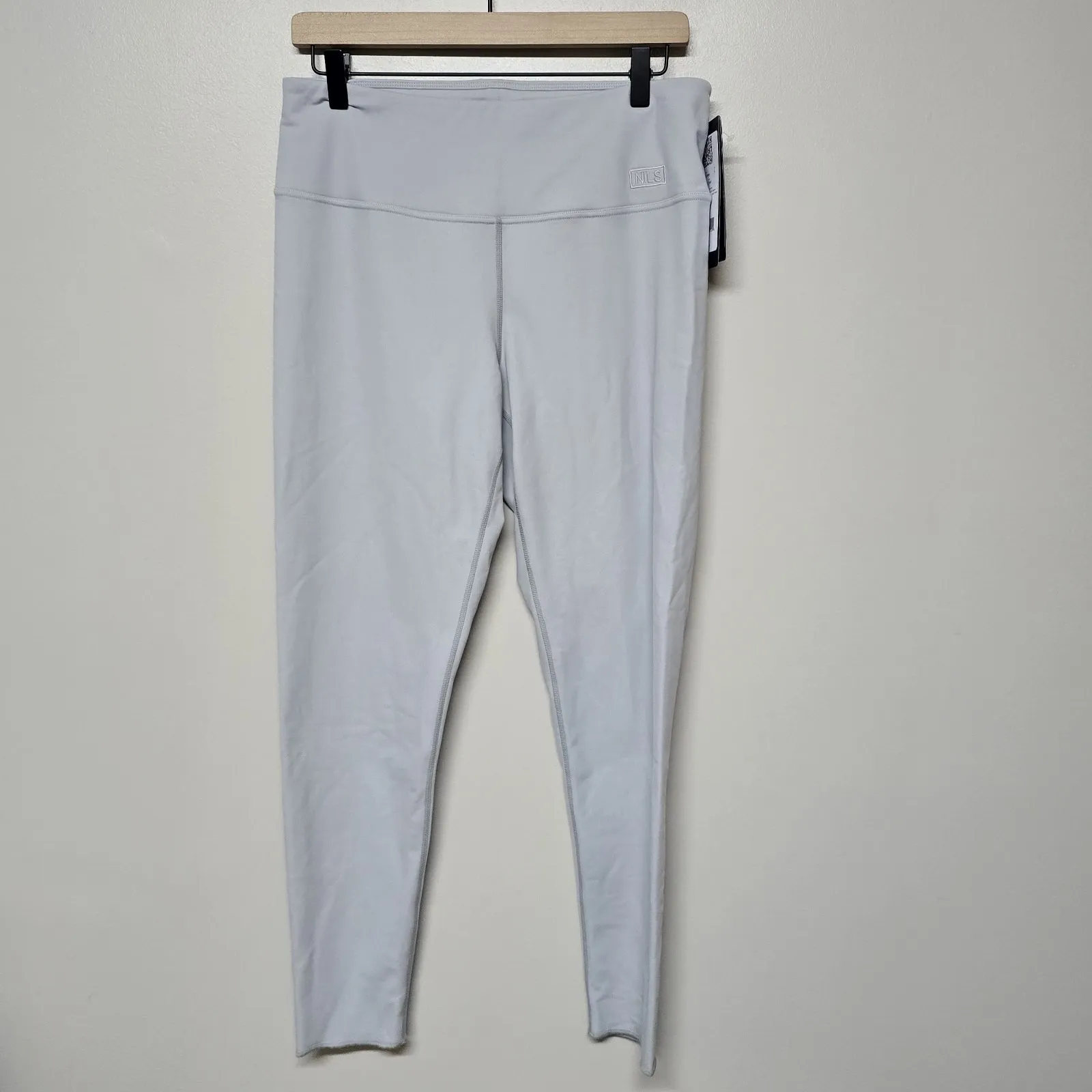 Nils Womens Lindsay Full Length Fleece Lined Baselayer Leggings Silver Sz L Ski Size L - Image 2