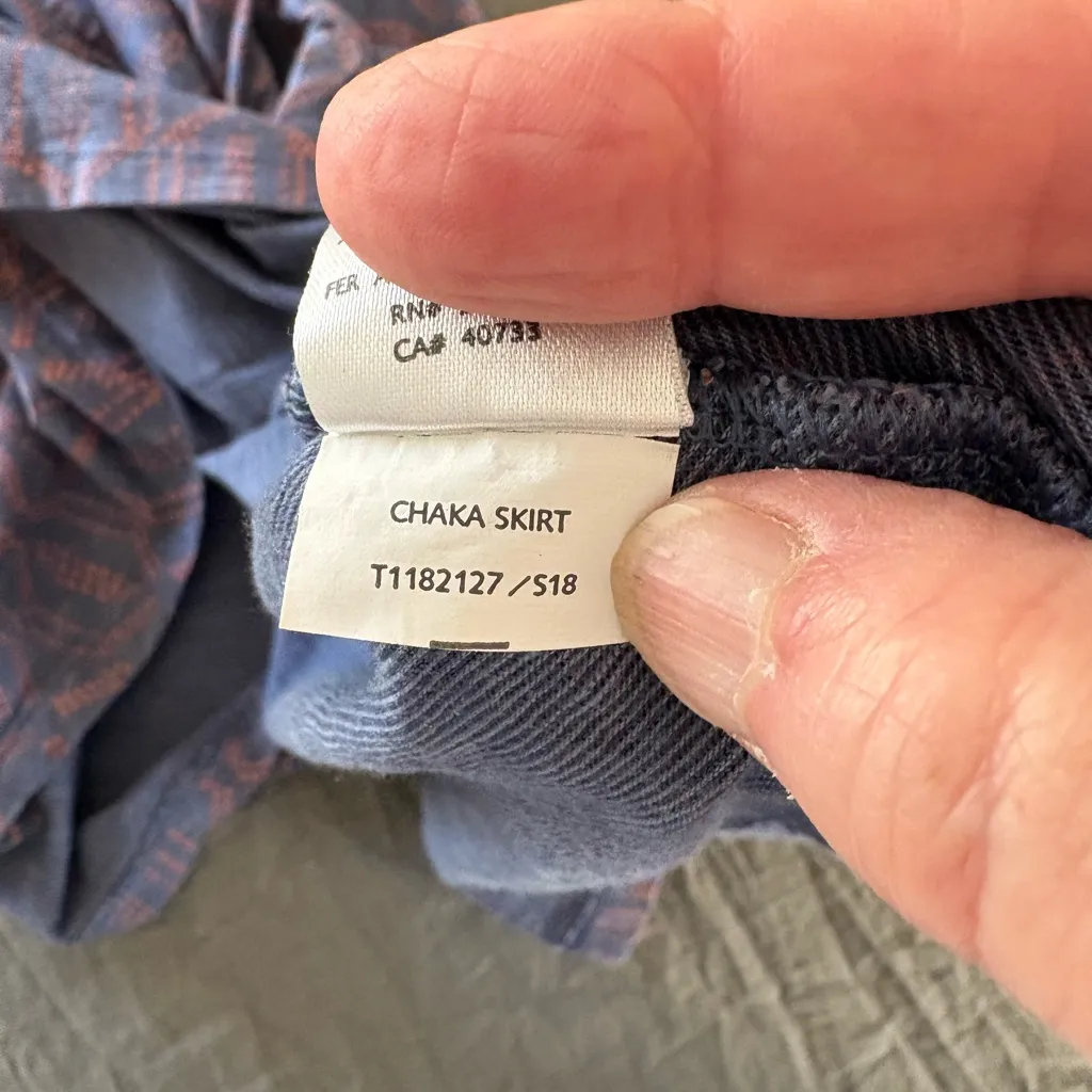 Toad & Co. PullOn Chaka Skirt Tencel/Organic Cotton. Size Small. - Image 11