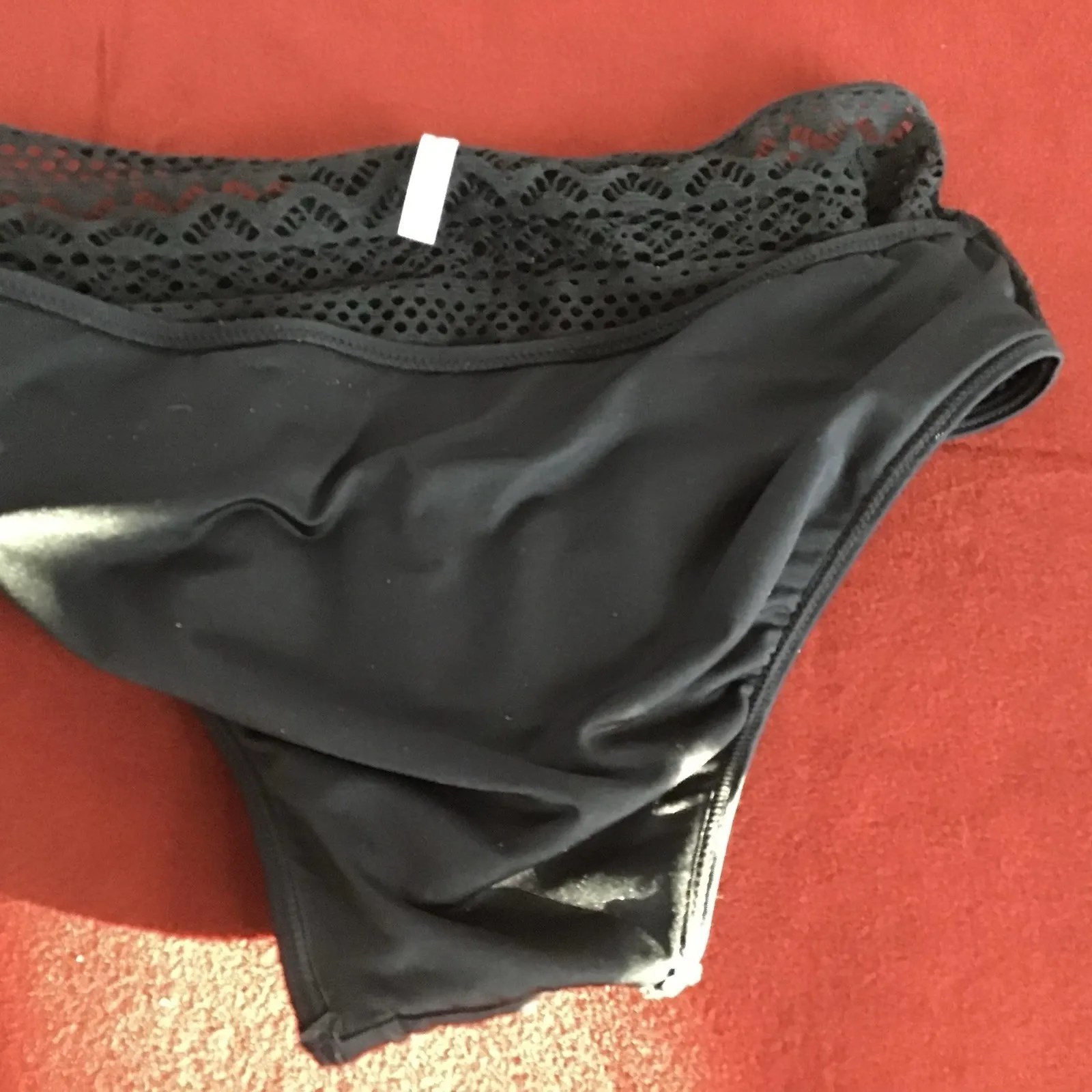 Beachsissi 2 Piece Black  Women's‎ Swimsuit  All Over Lace Padded Size M Sexy - Image 6