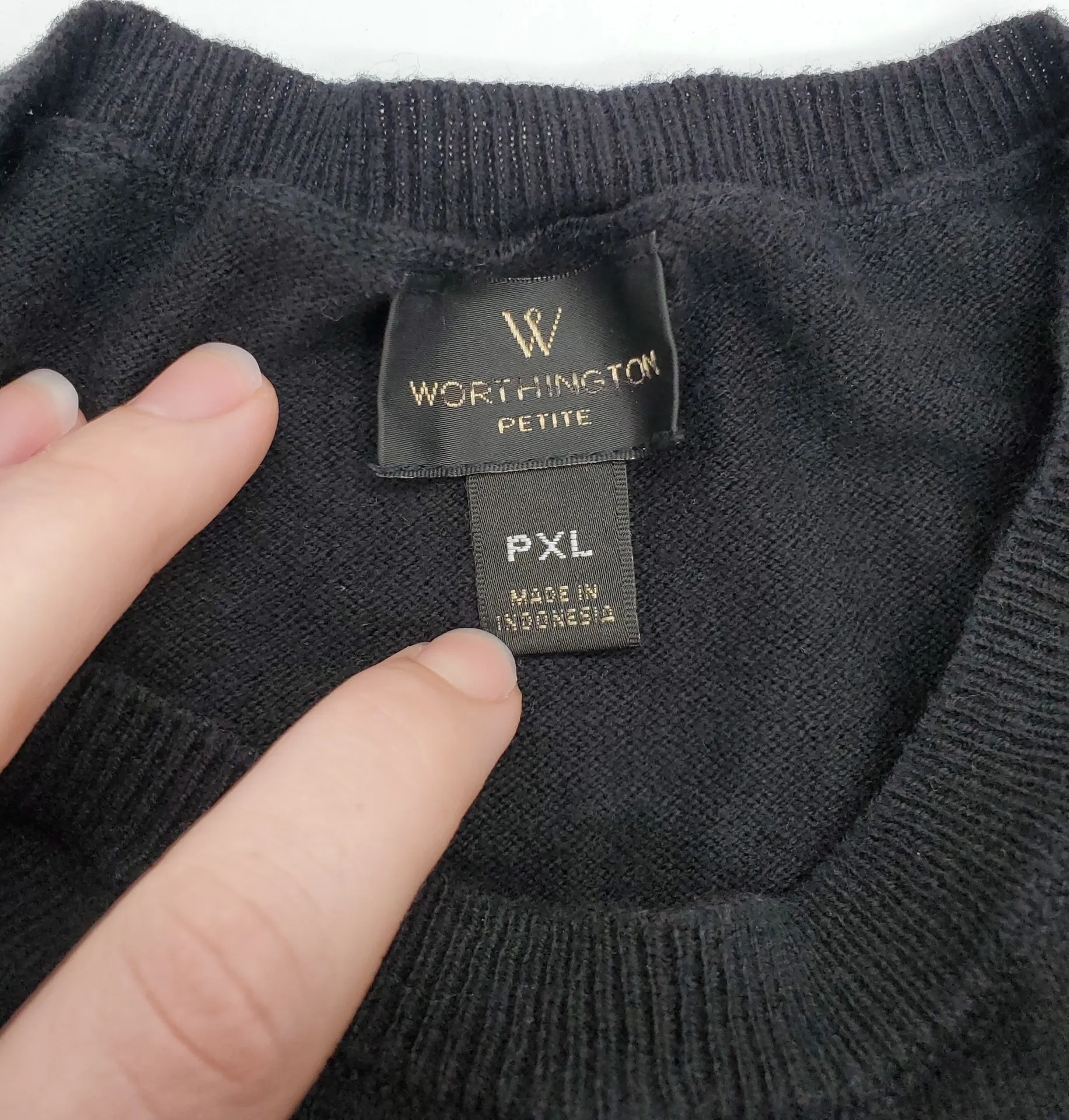 Black Sweater Top - Image 3