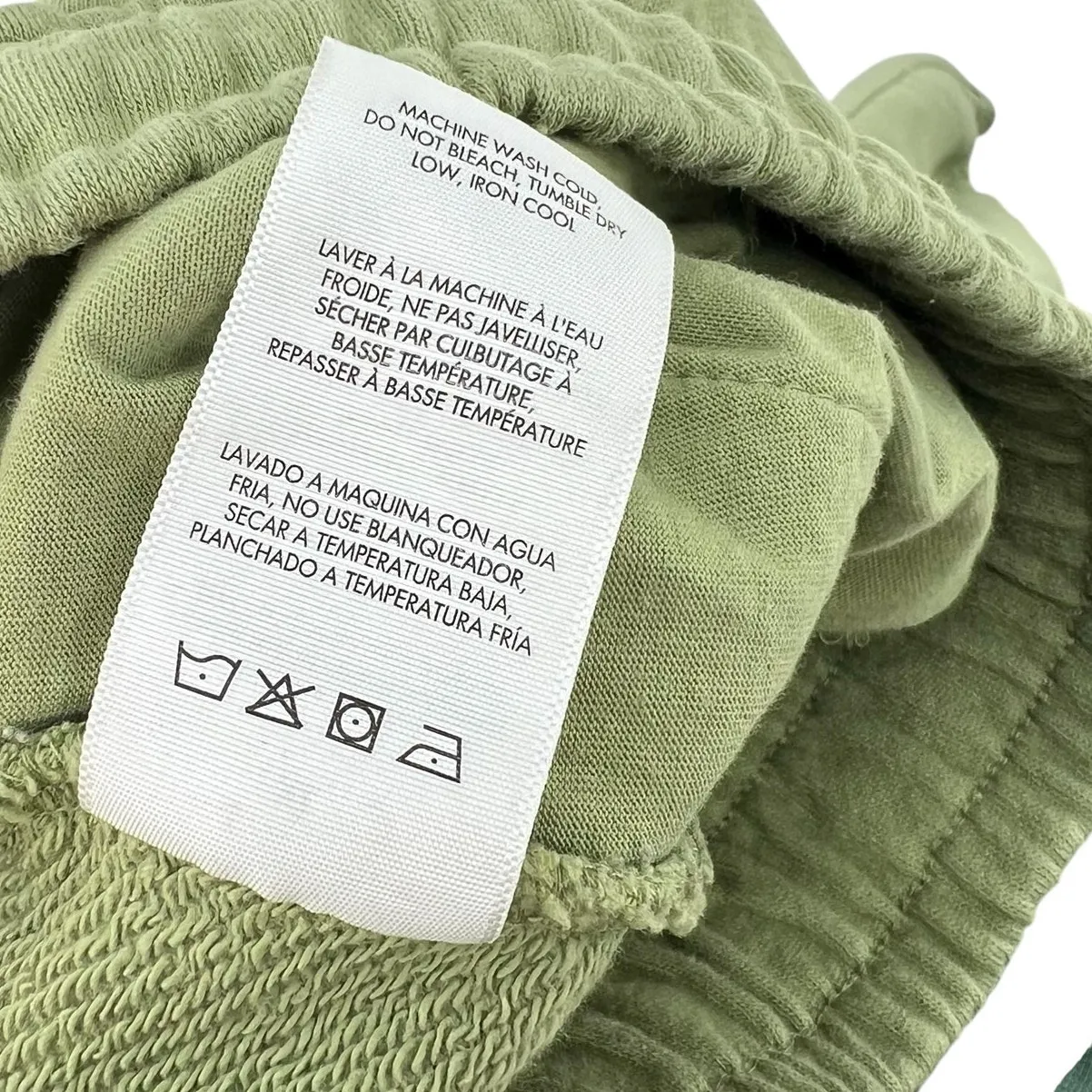 WeWoreWhat Sweatpants Joggers Terry Knit Drawstring Sage Green Size XL‎ - Image 14