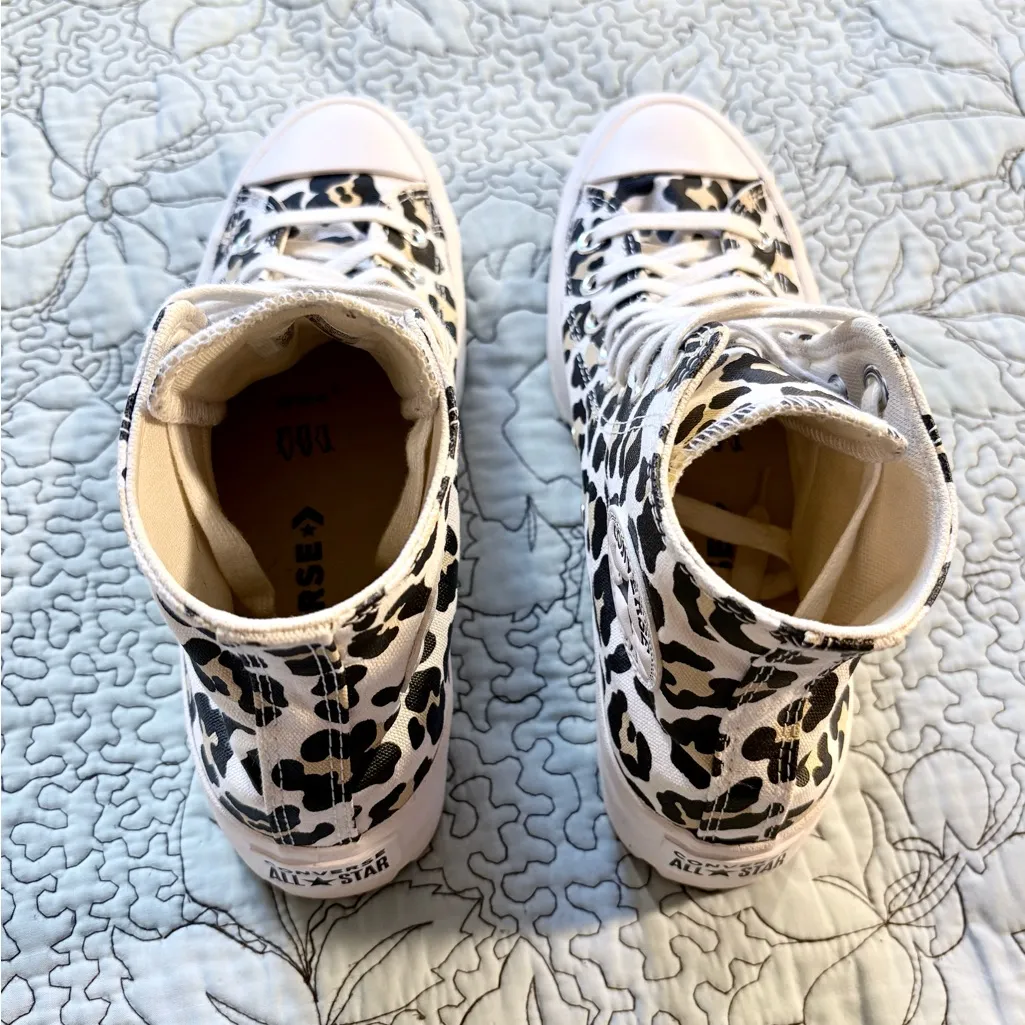 Converse Chuck Taylor All Star Lugged High Leopard Sneakers #571250C Sz 8.5💚 - Image 10