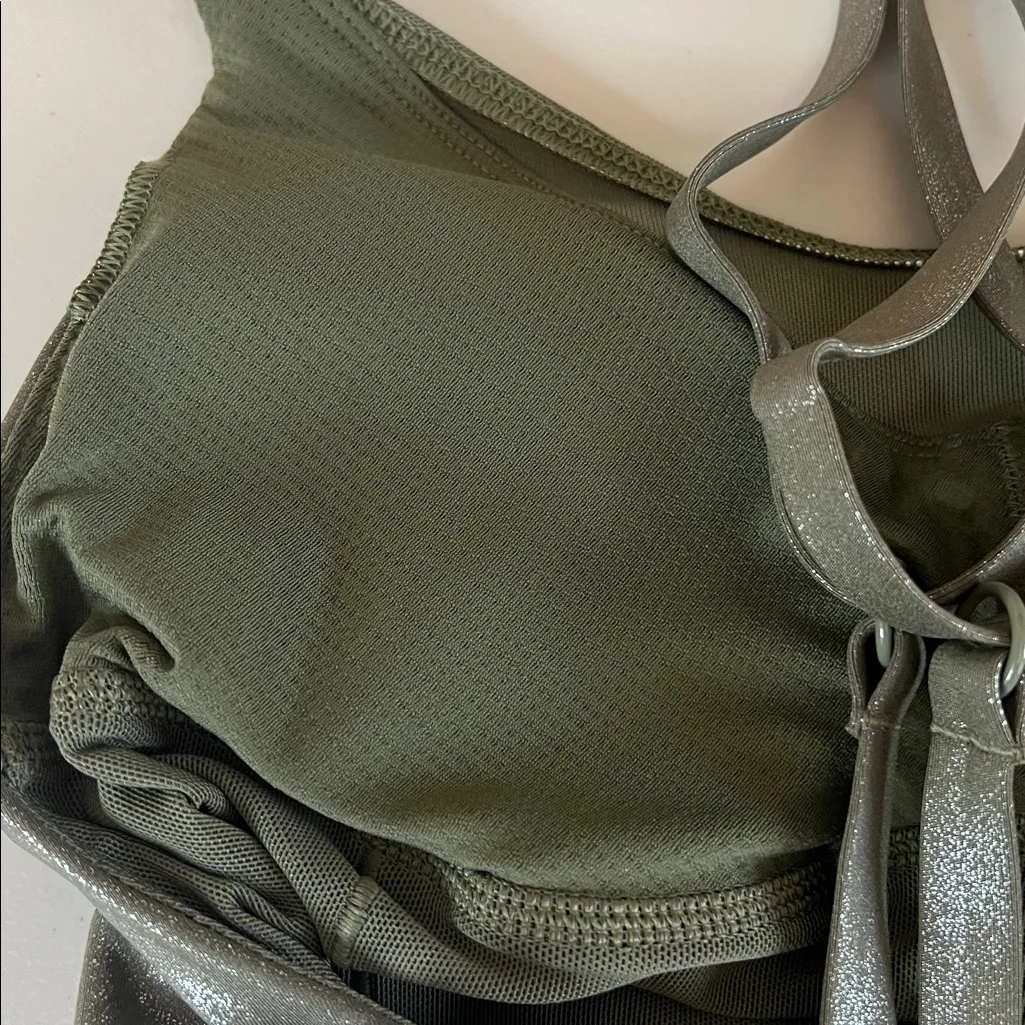 Ivy Park Adidas Metallic Jumpsuit Size Small NWT - Image 7