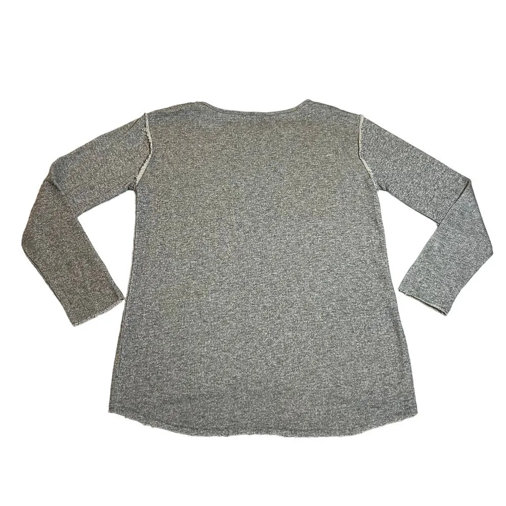 Romeo & Juliet Couture Embellished Shoulder Relaxed Fit Sweatshirt Size Small - Image 2