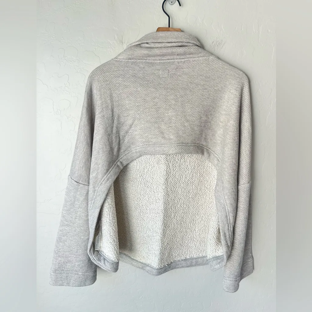 Free People Milley Reversible sweatshirt Maxi Skirt Set Dusty Himalayan NEW - Image 8