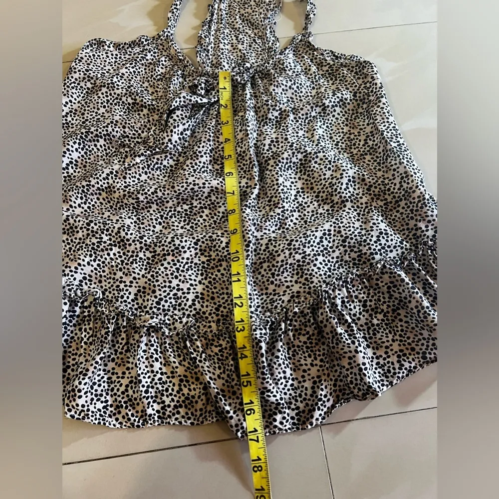 Victorias Secret Leopard Camisole Sleep CamiSleep Cami Silk And Viscoses Size XS - Image 8