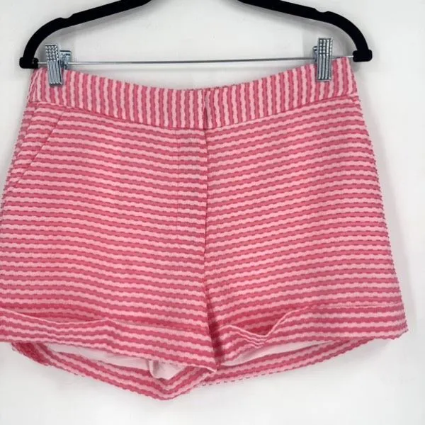 NWT Sedge Red &‎ White Ruffle Short Suit Set Size Medium Candy Stripe Blouse - Image 11