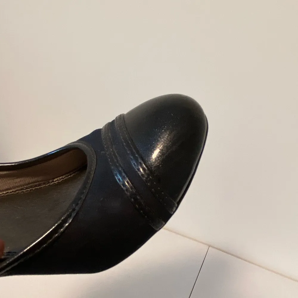 Life Stride Soft System women’s Petunia navy blue faux leather pump heels size 8 - Image 7