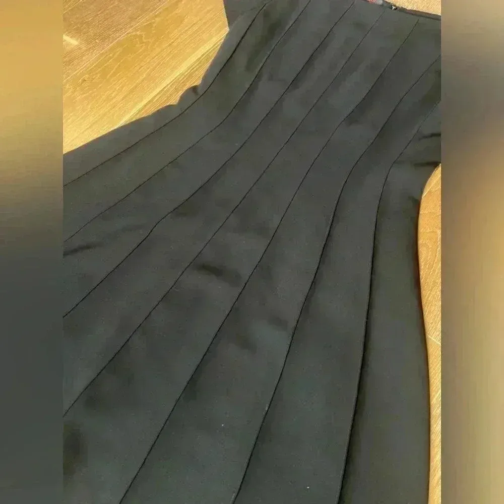 Vintage Anne Klein Long Sheath Dress Women's Size 6 Petite  Zip Back Lined‎ - Image 13