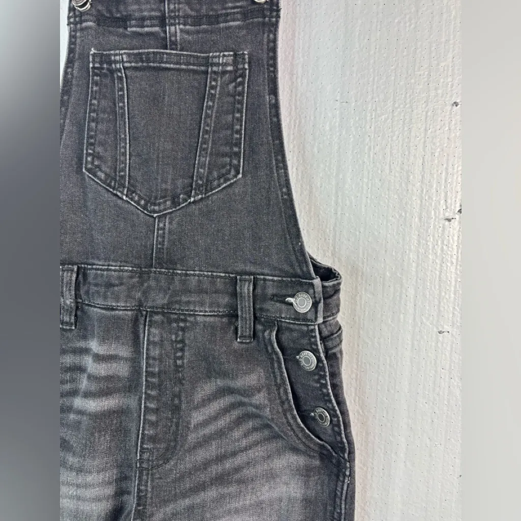 Old Navy 6 Women Jeans Denim Overalls Black - Image 5