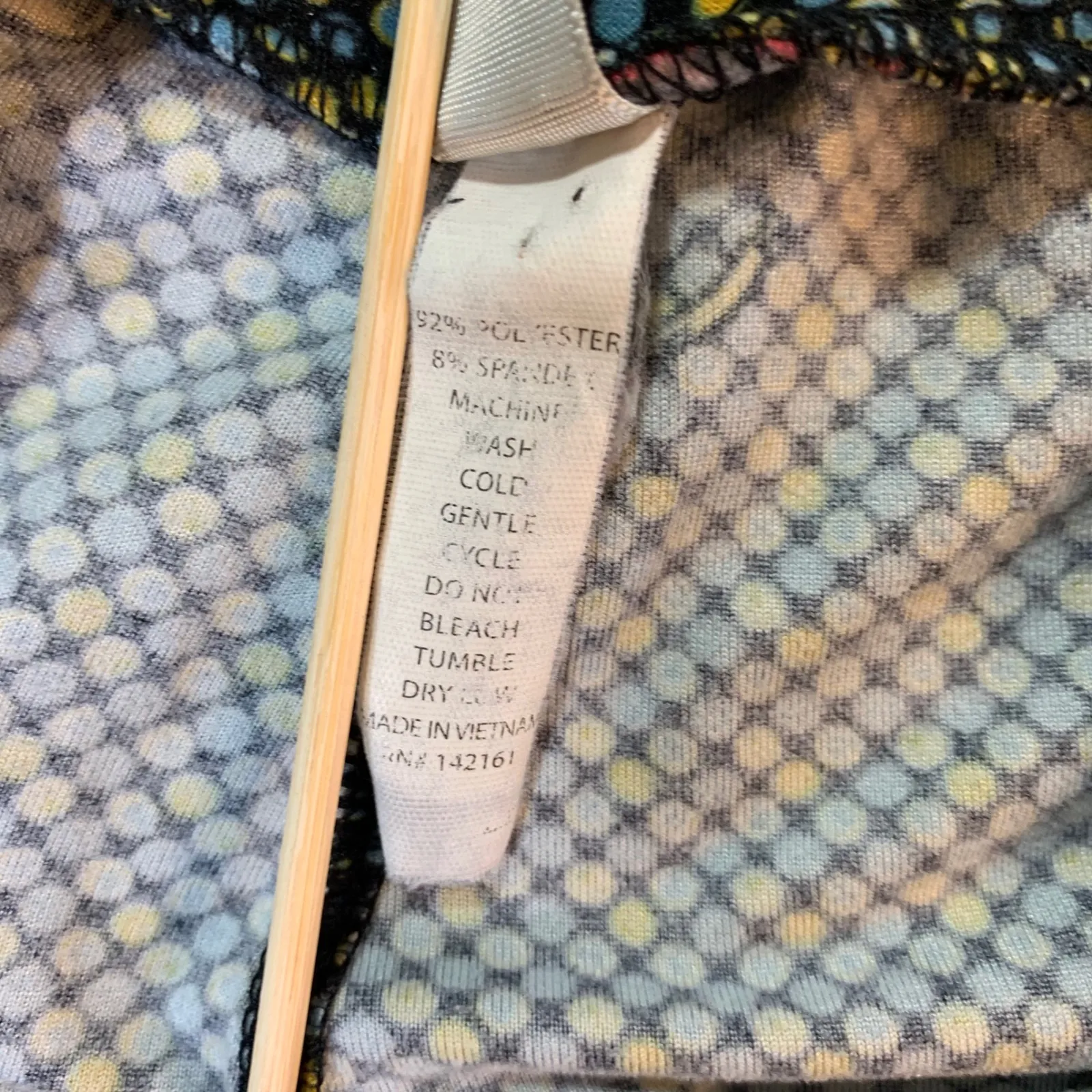 LuLaRoe Leggings Roller Skate Print Funky Pattern Casual Athleisure Retro Lounge - Image 9