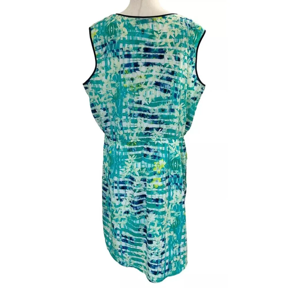 APT.9 Women's Size XL Green Summer Dress Spring Lightweight Tropical | #11 - Image 2