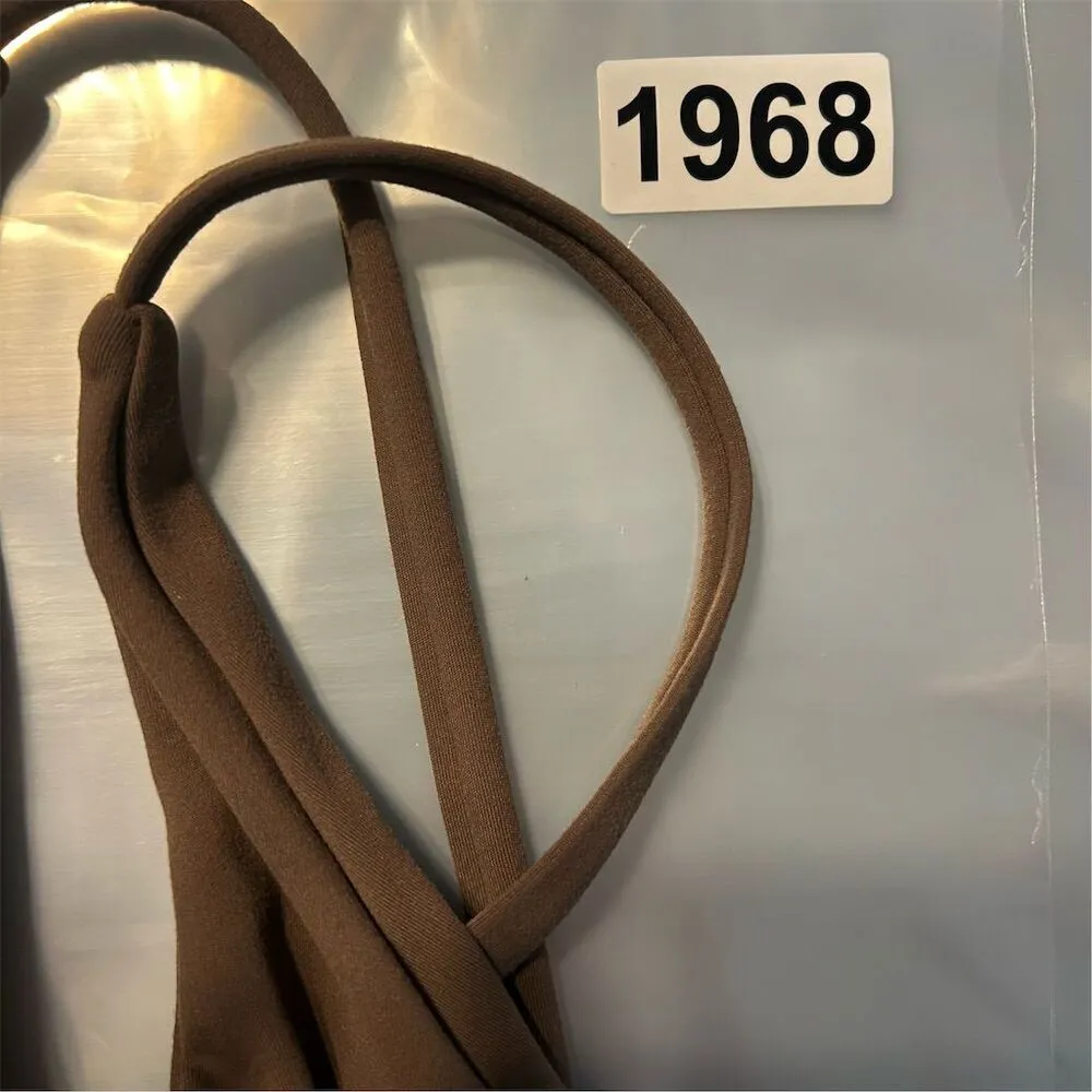 Women's XXL Dark Brown Padded Sports Bra Criss - Image 8