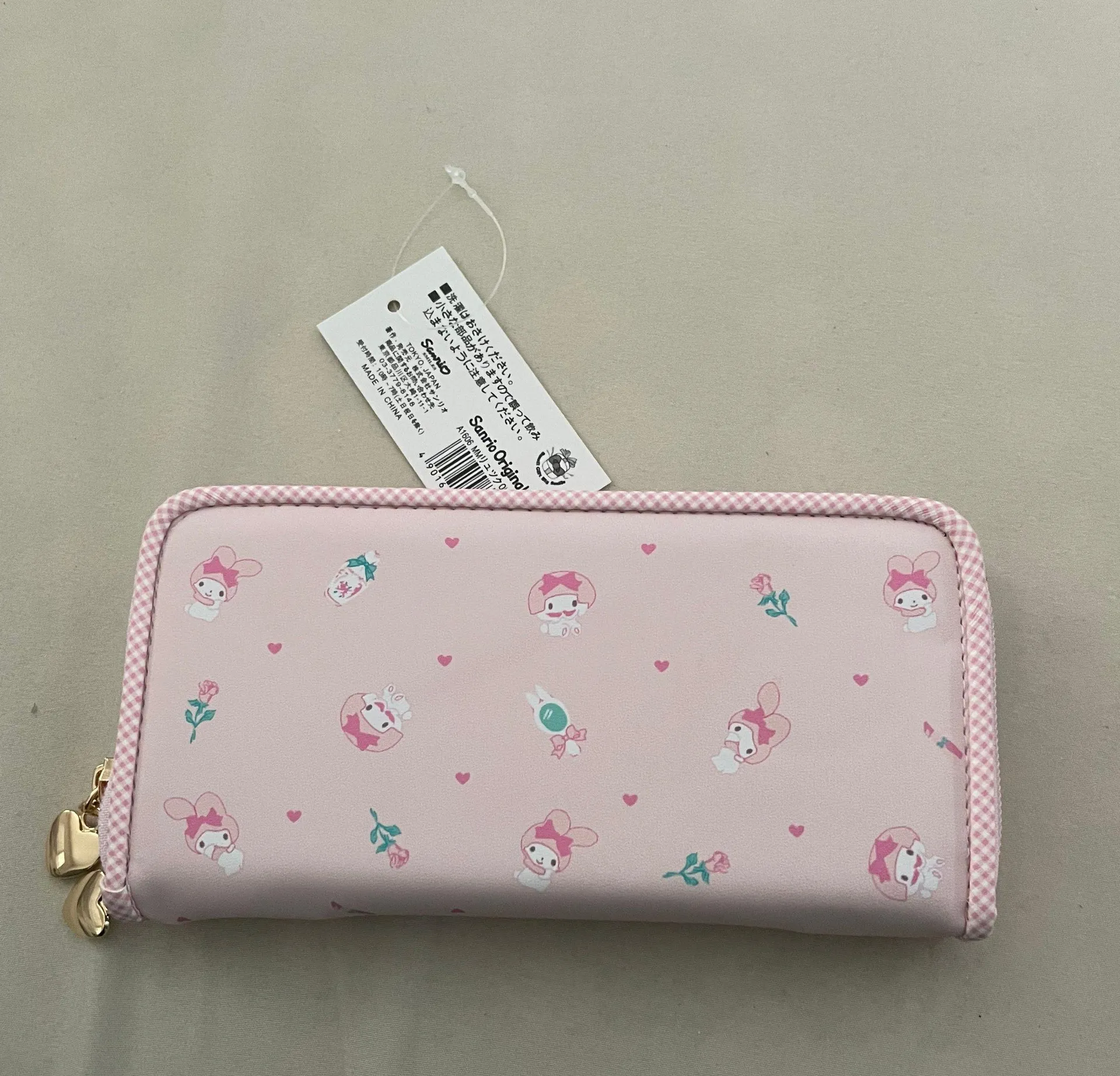 Melody Zipper Long Wallet Pink - Image 2