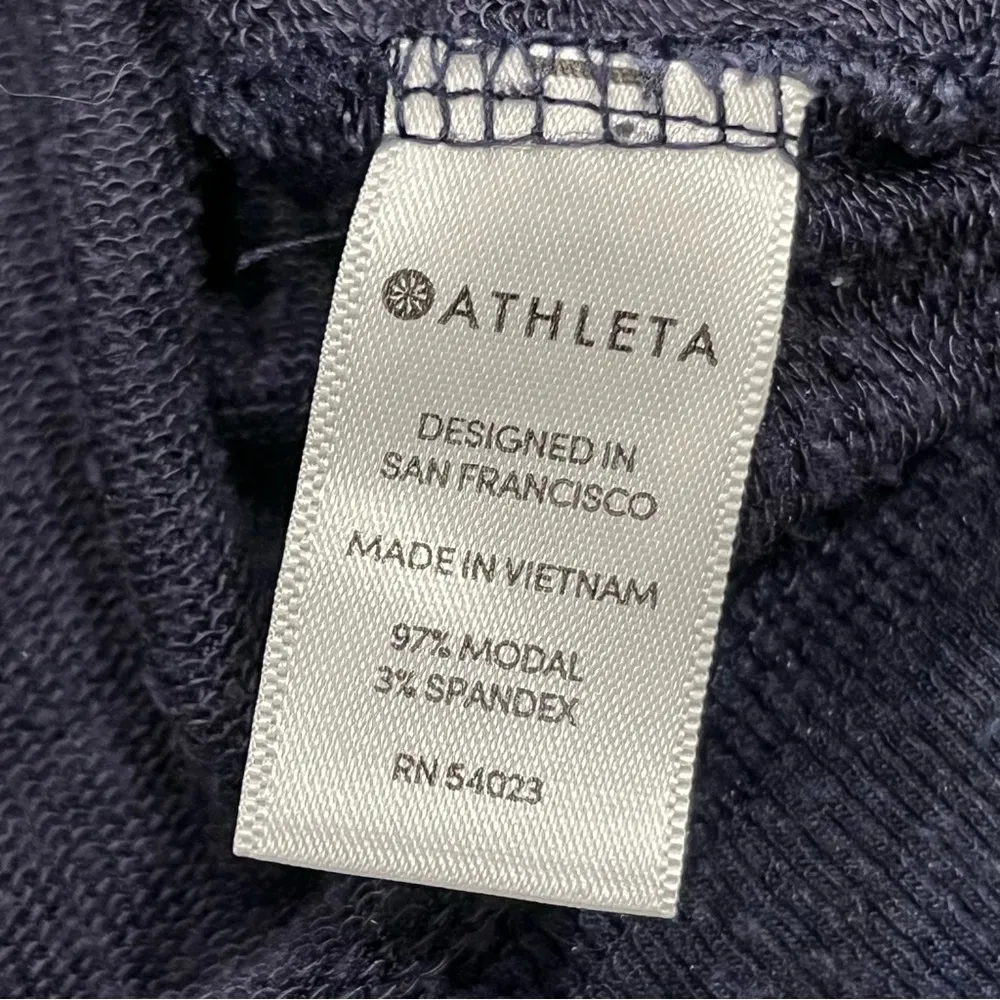 Athleta Blue Serenity Criss Cross Sweatshirt Top - Image 5