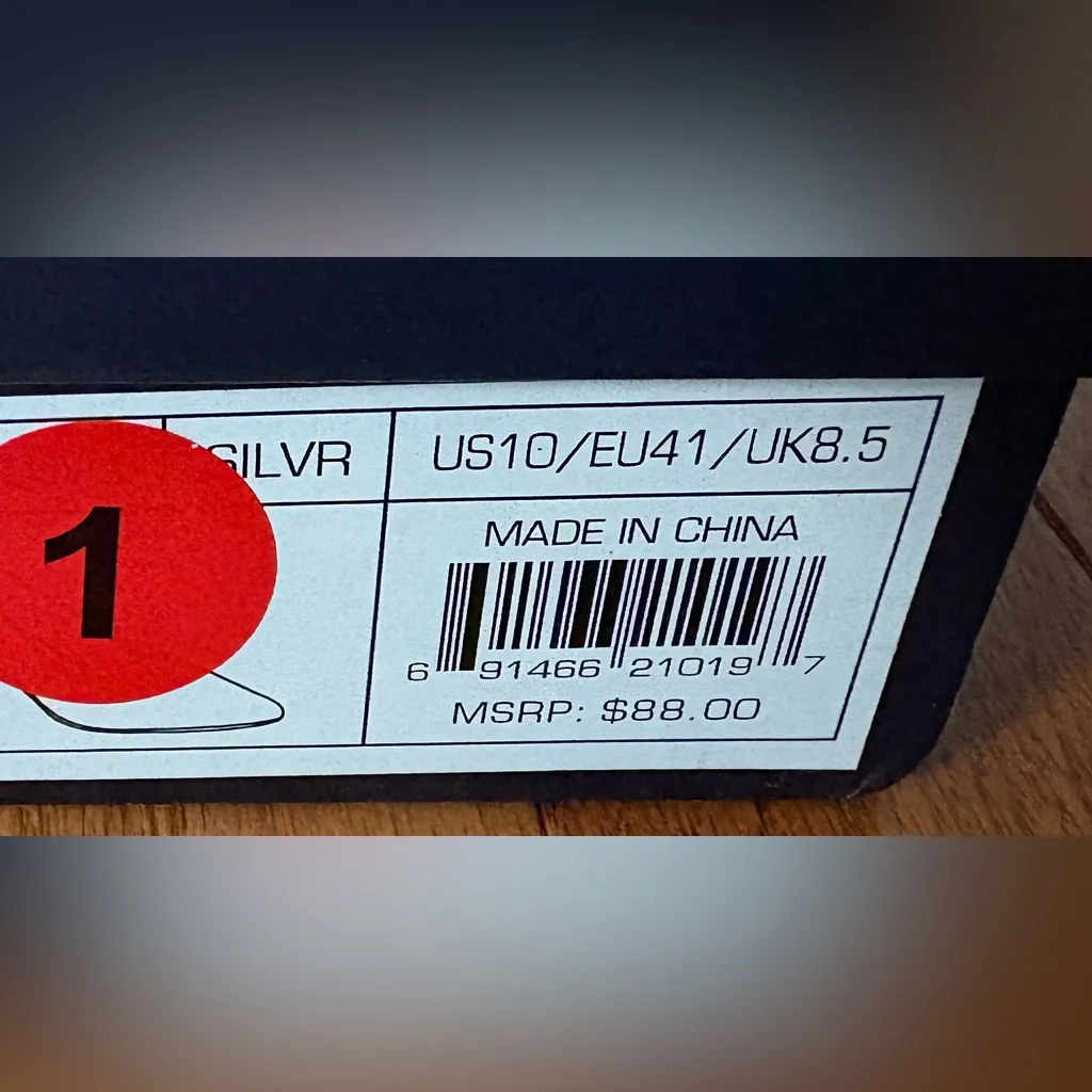 French Connection Metallic Silver Heels Size 10 New In Box - Image 4