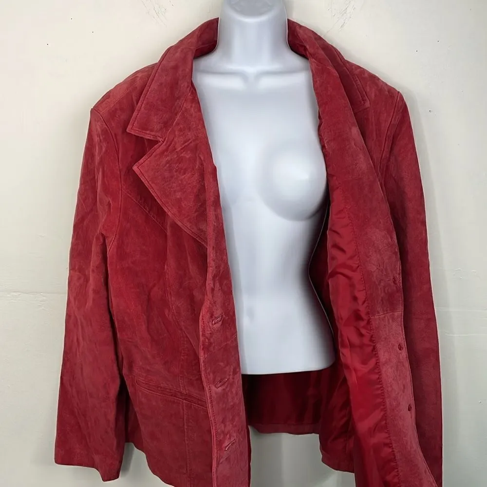 Uniform John Paul Richard Leather Jacket size 2X Red - Image 8