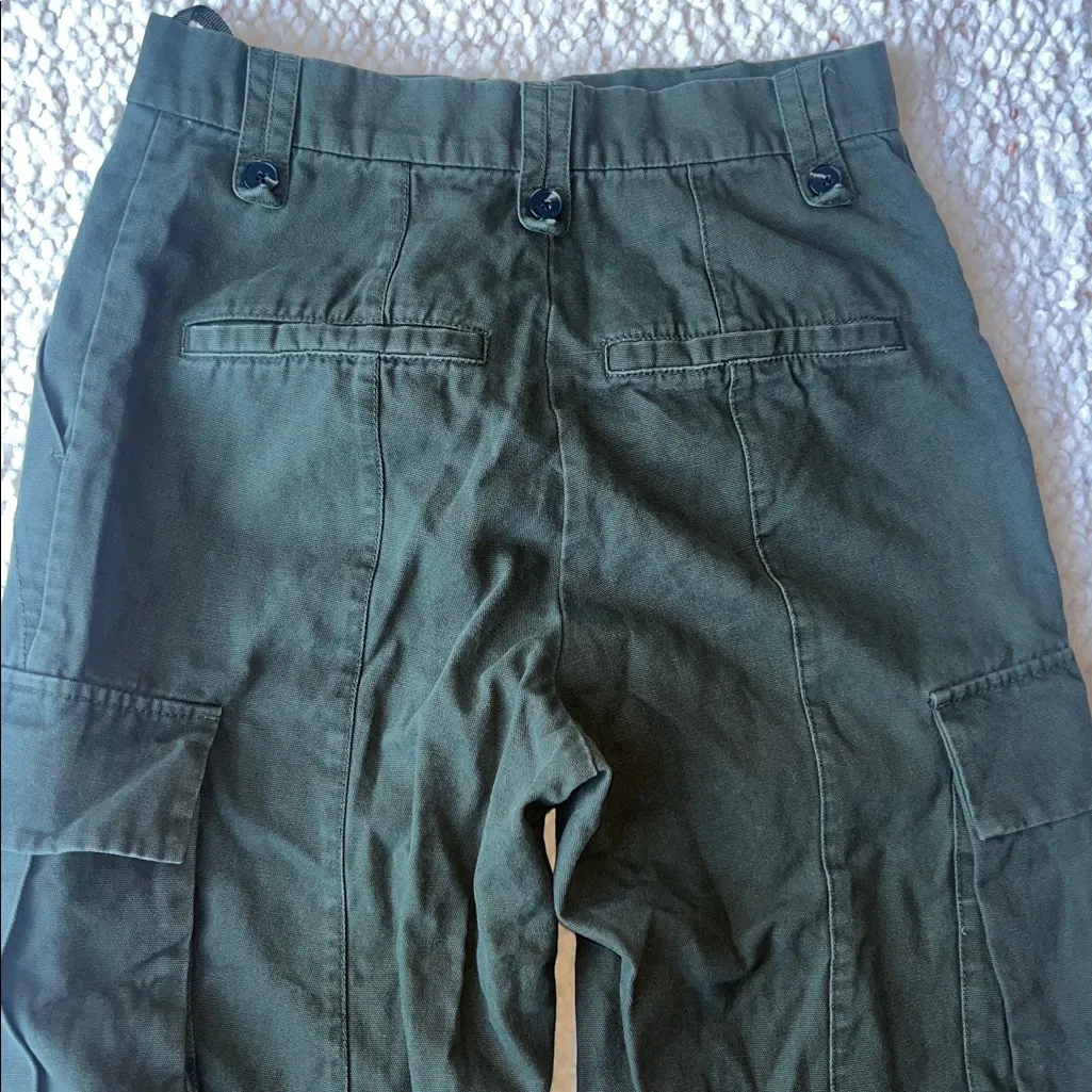 Zadig & Voltaire Pilote Canvas Cargo Jogger Pant Olive Green 34 / XS - Image 7