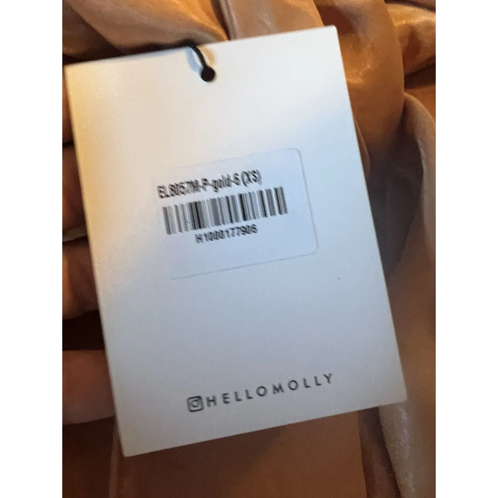 Hello Molly Midi Dress Tan Orange Size XS DRINKS ON ME Side Slit Party Cocktail - Image 10