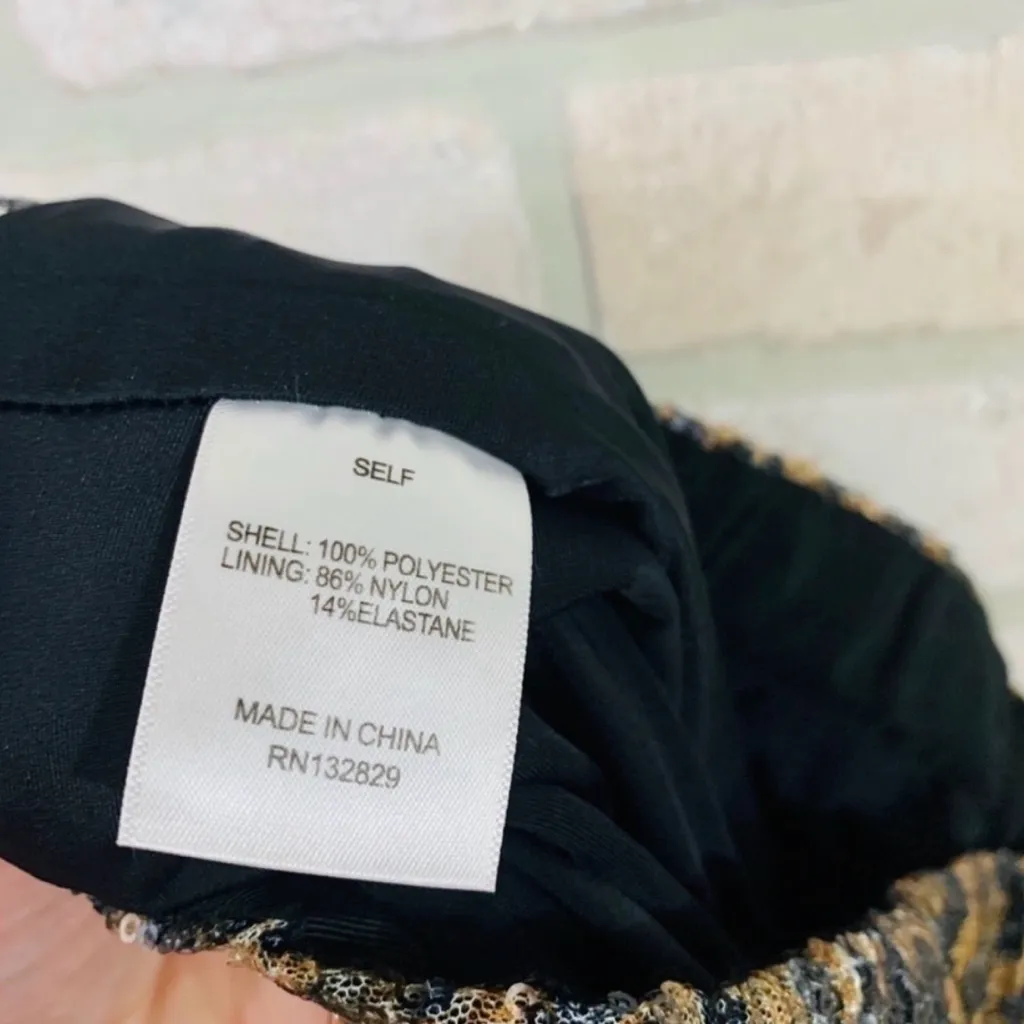 LPA Revolve  Sequin Leopard Pants size S - Image 4