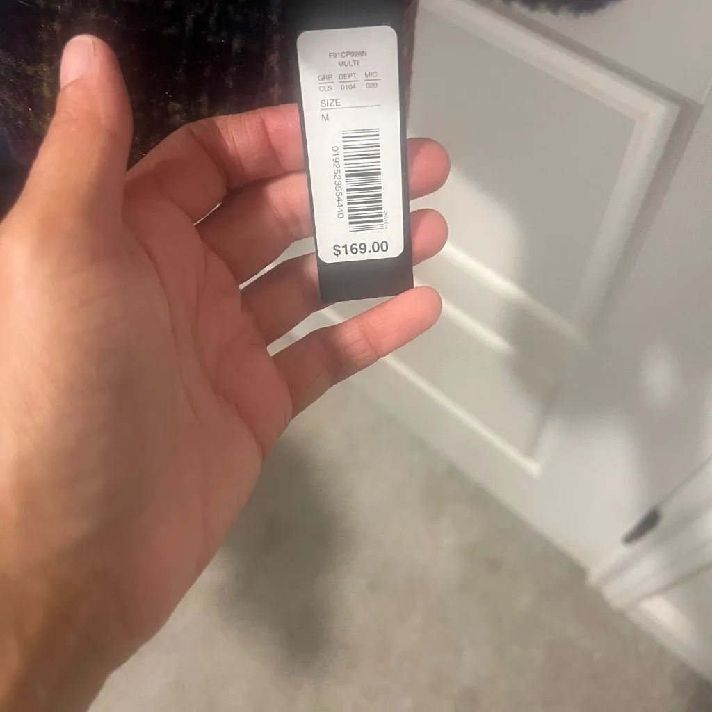 Preston & York  Plaid Mid-Length Coat Size Medium - Image 5