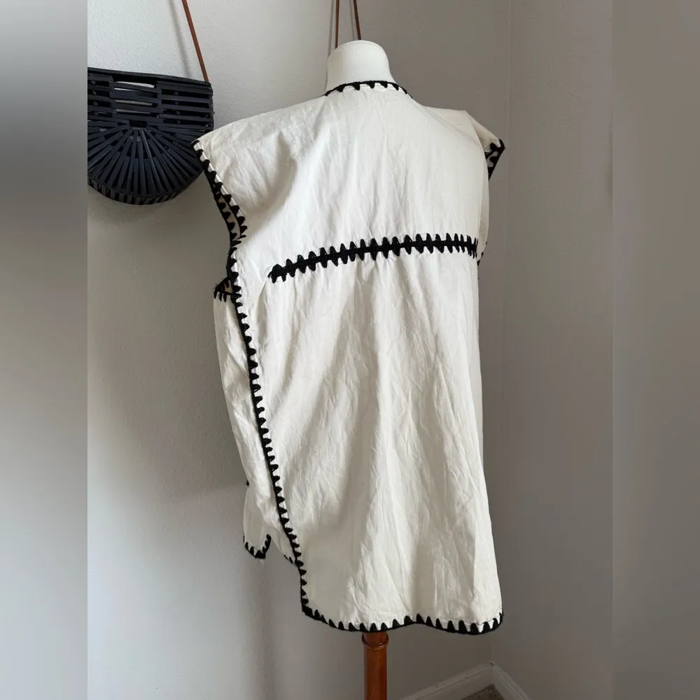 Handmade & Black Embroidered Dress - Image 3