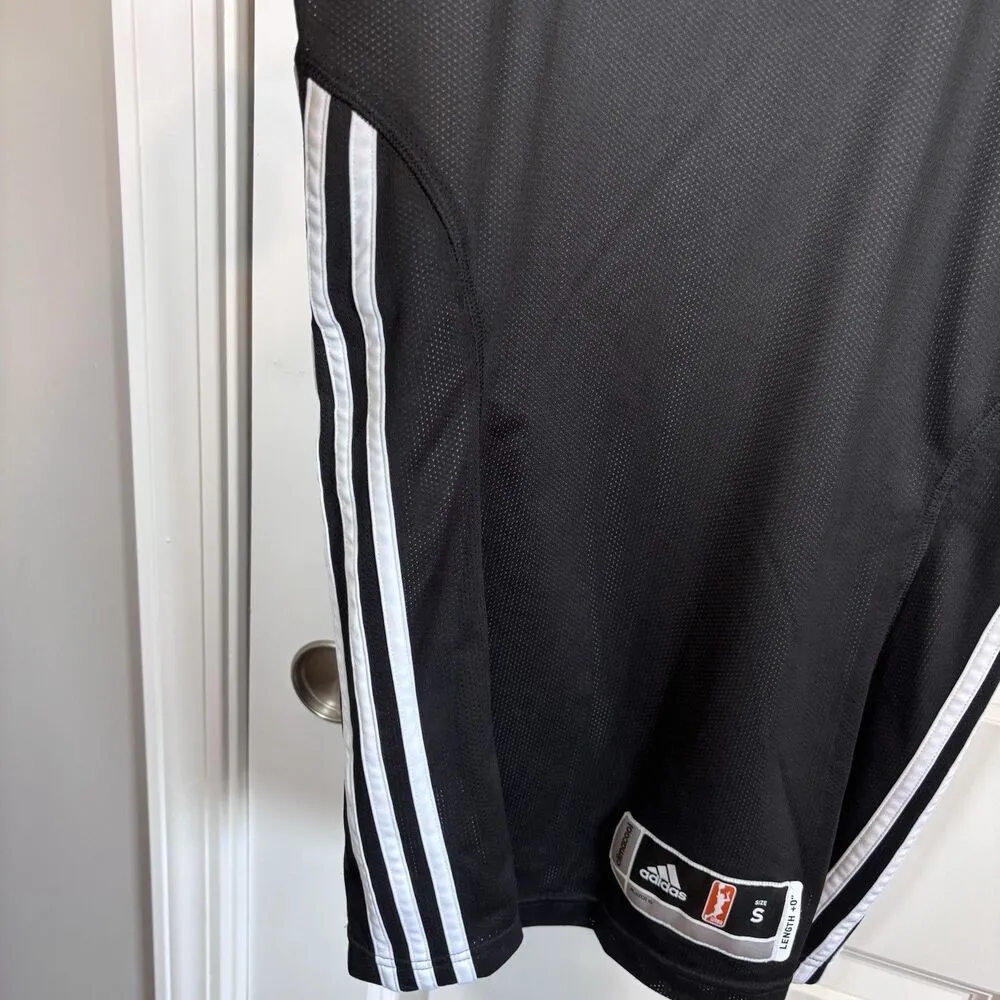 Adidas Basketball Jersey Climacool Black and White Striped Player 1G Pre-Owned - Image 2