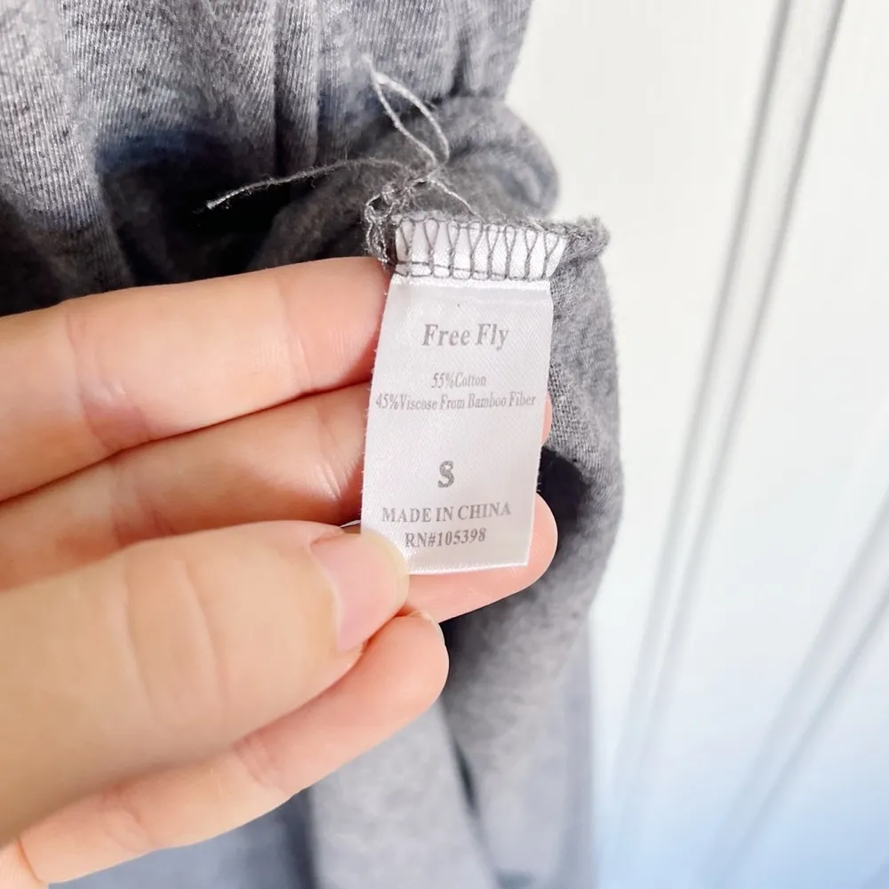 Free Fly • Bamboo Heritage Midi Dress maxi tank jersey knit Heather Flint grey Gray - Image 10