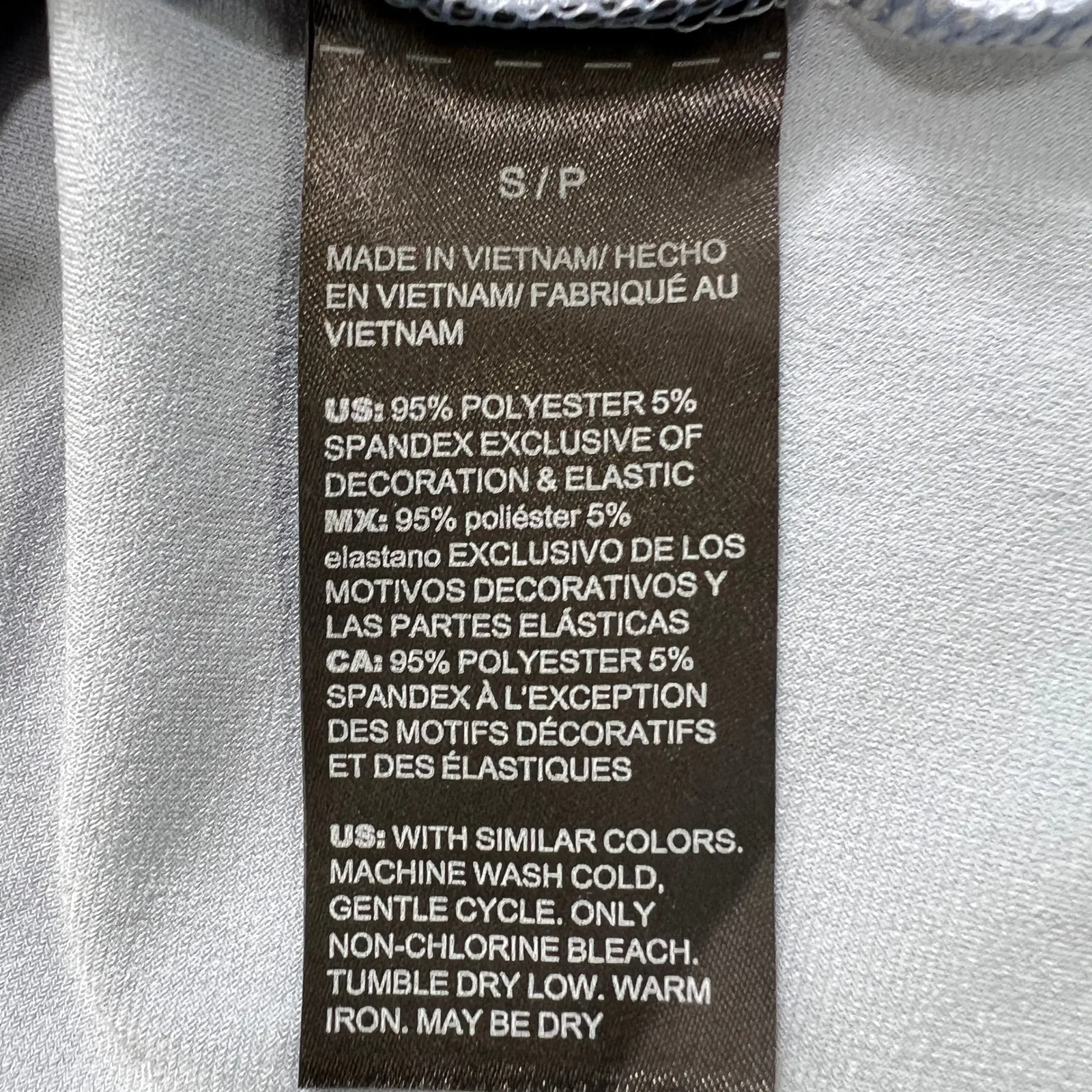 White House Black Market Light Blue Smocked Waist‎ Dress Small Cap Sleeves Midi - Image 5