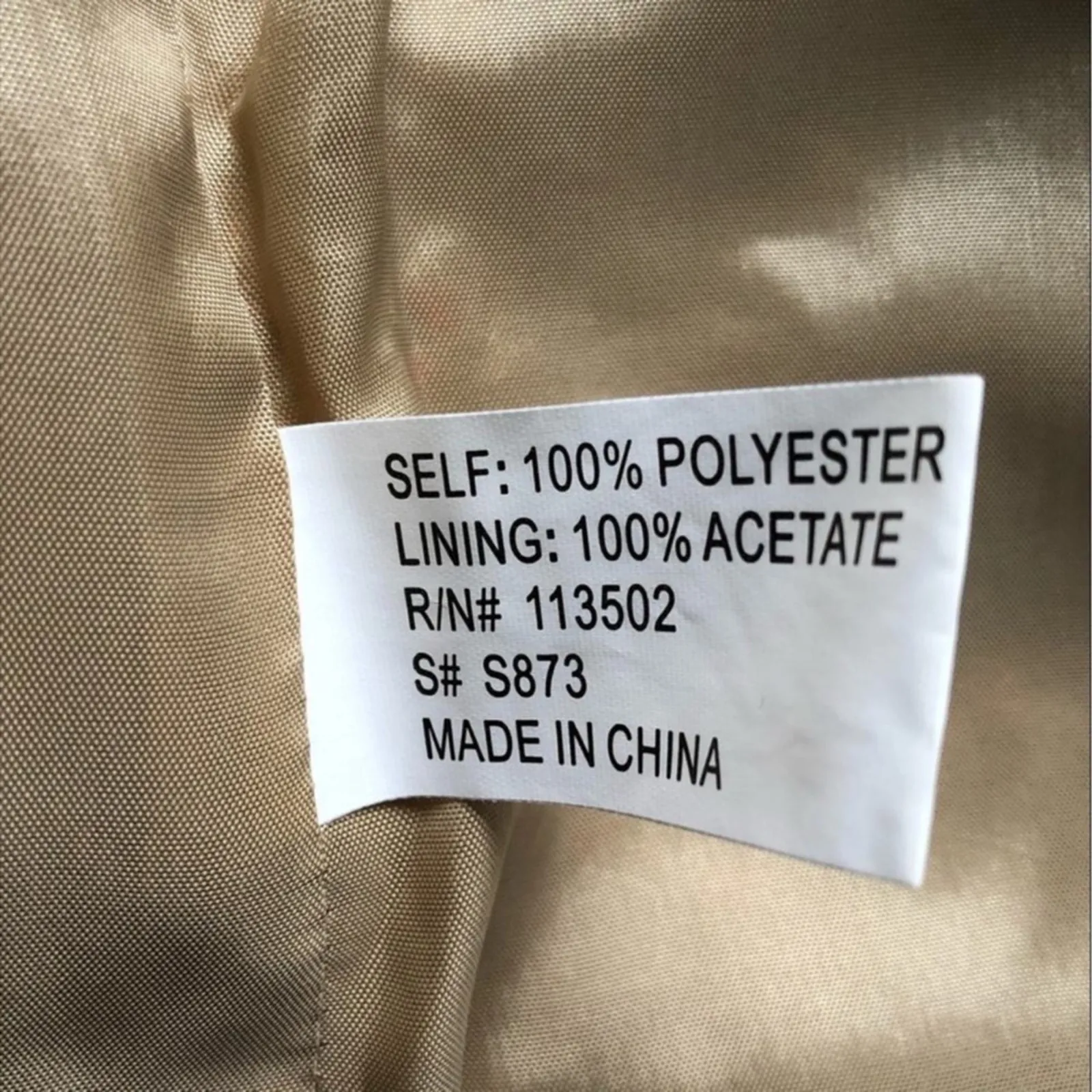 Bergamo Studio Tan Boucle Tweed Fringe Blazer Size Medium - Image 14