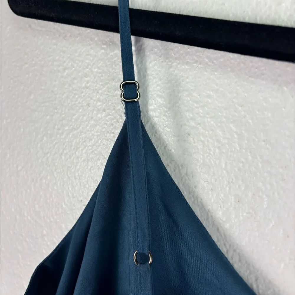 Madewell Silk Sandstar Size 2 Blue Mini Lightweight Dress 100% Silk Teal‎ - Image 5