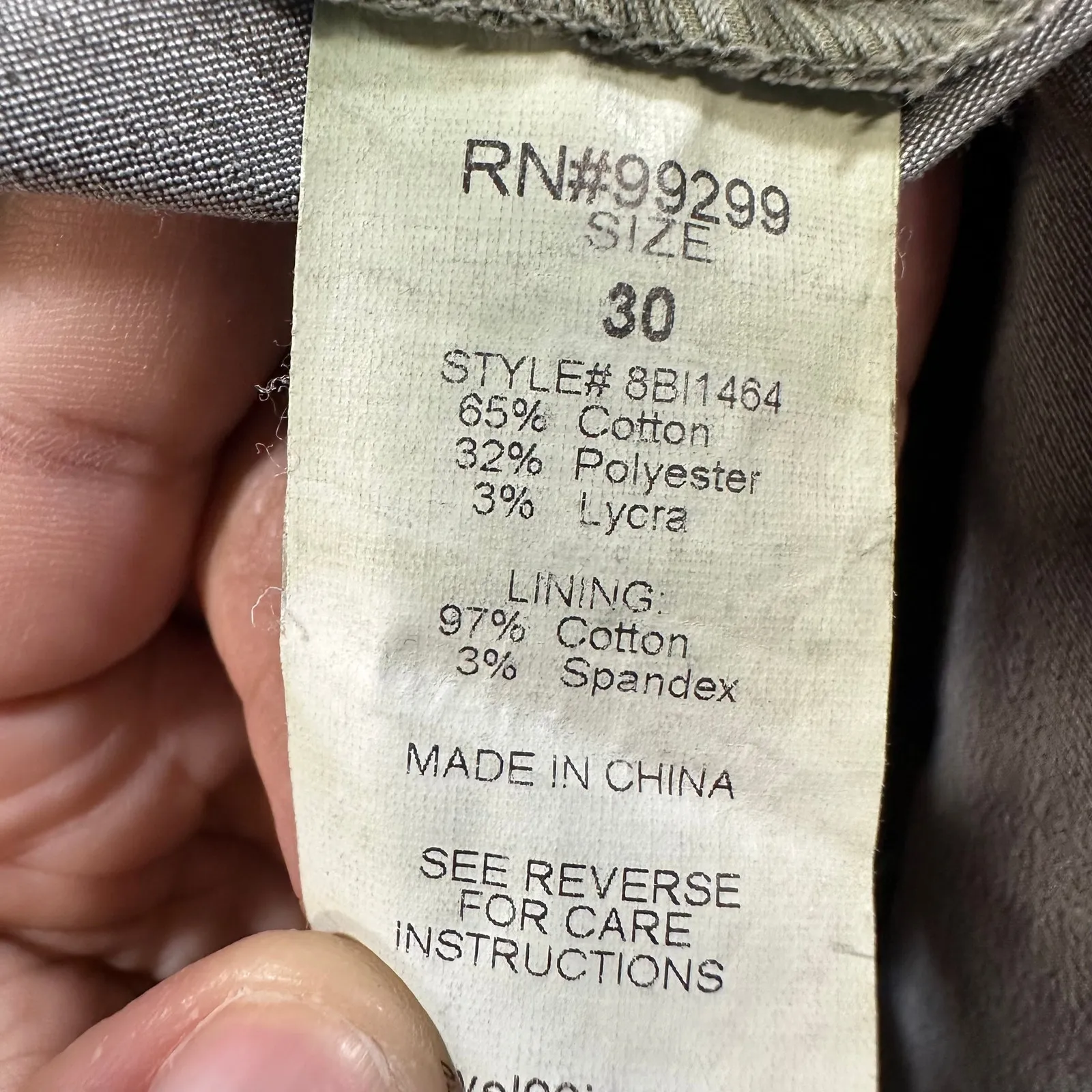 Anthropologie Level 99 Shorts 30 Green Clamshell Chino Workwear Zipped‎ Pockets - Image 9